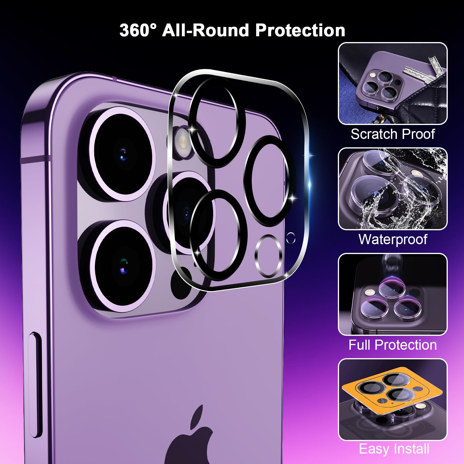 iGuard 2-Pack Privacy Screen Protector for iPhone 14/13 - Small Enterprise