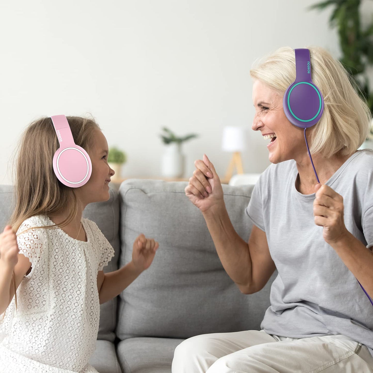 RORSOU R10 Foldable Bass Headphones with Mic - Small Enterprise