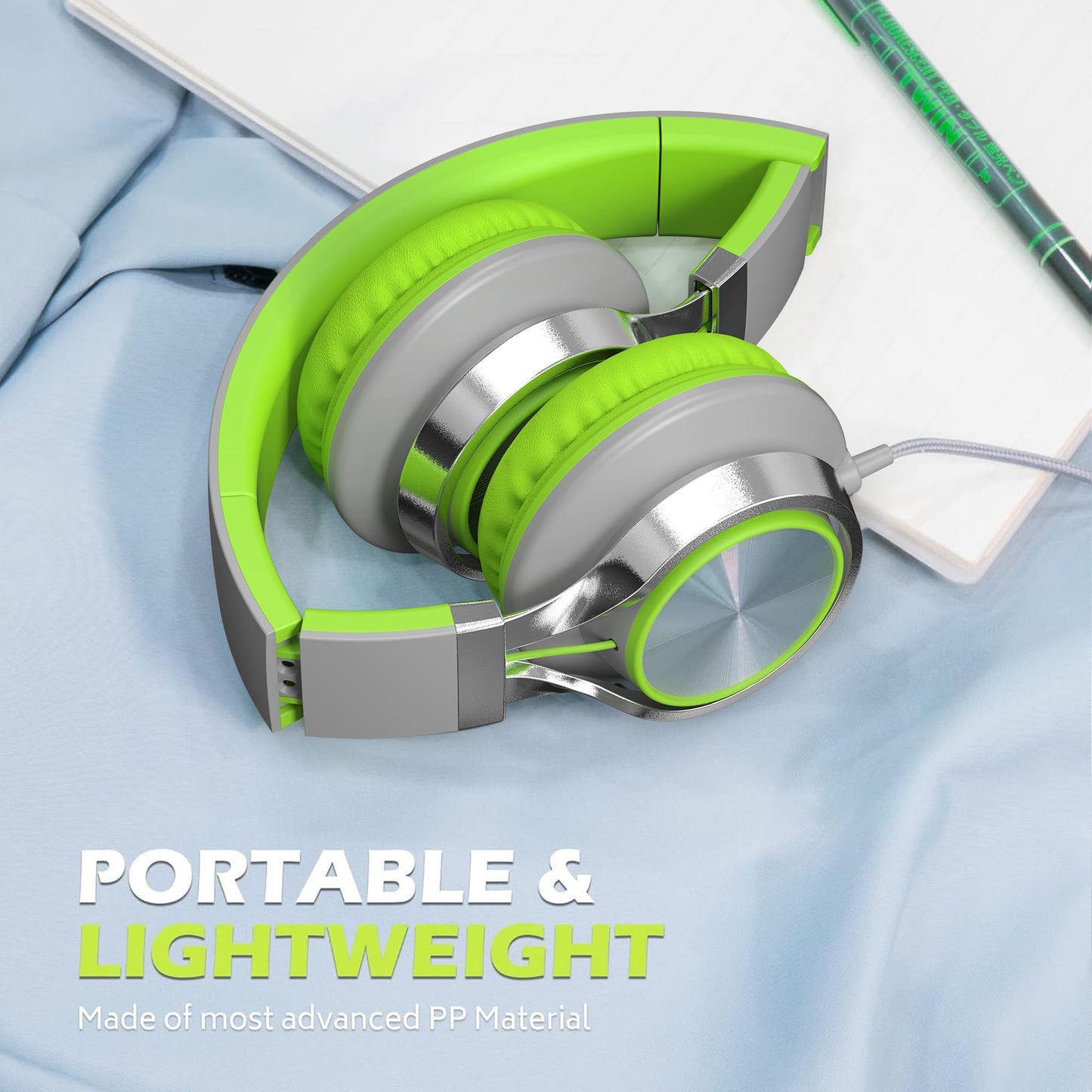 KidTunes Headset - Black Blue - Small Enterprise