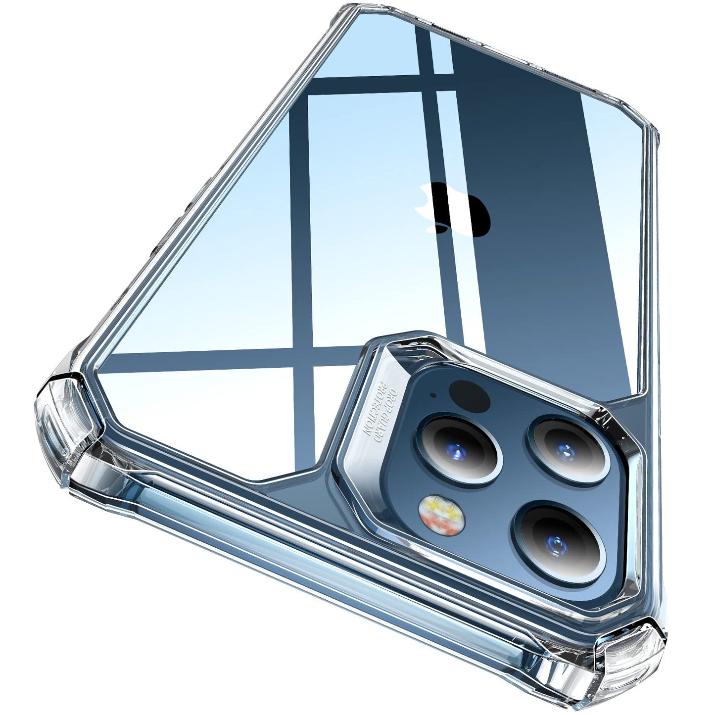 ESR Air Armor: Clear Black Military-Grade iPhone Case