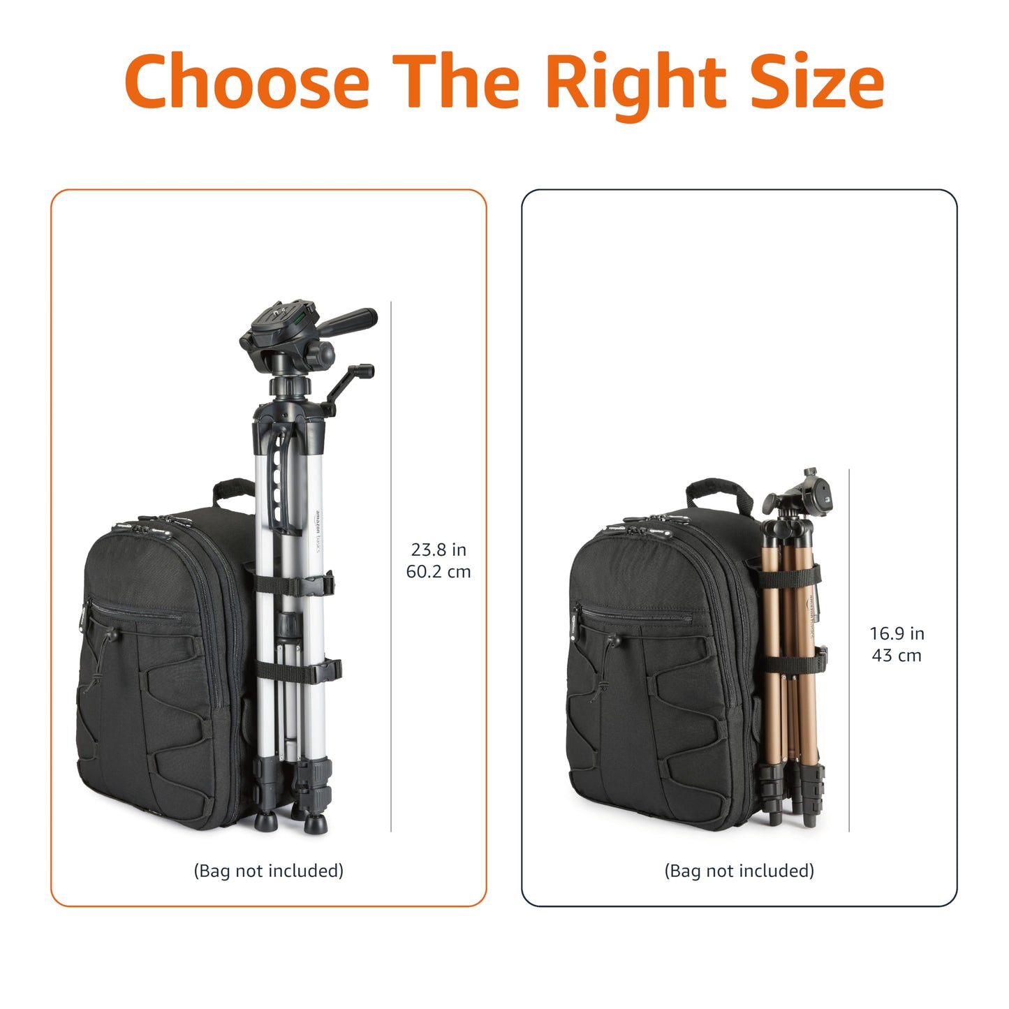 Amazon Basics Travel Tripod - 50 Champagne - Small Enterprise