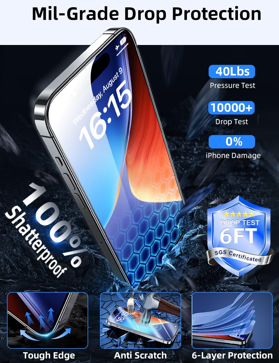 Ruwa Guard: Privacy Screen Protector for iPhone 13/14 - Small Enterprise