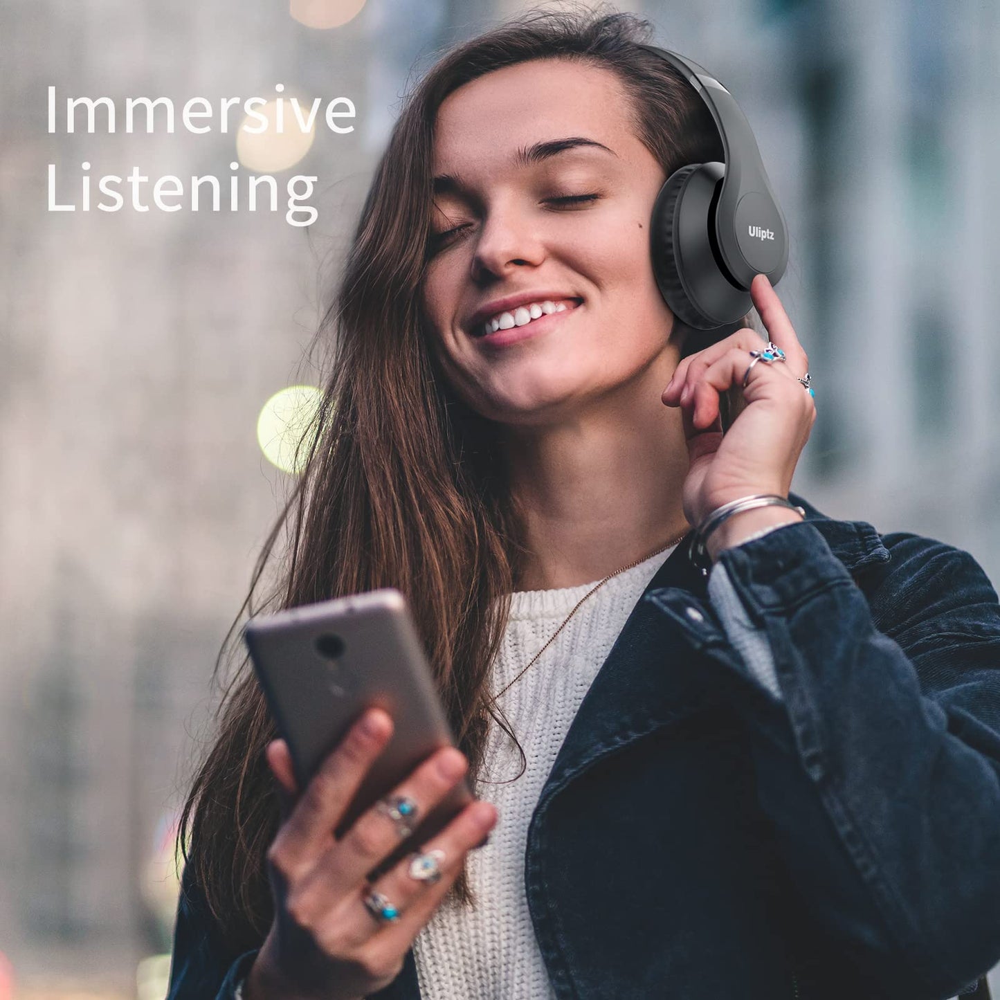 Uliptz HiFi Bluetooth Headphones - 65H Playtime - Small Enterprise