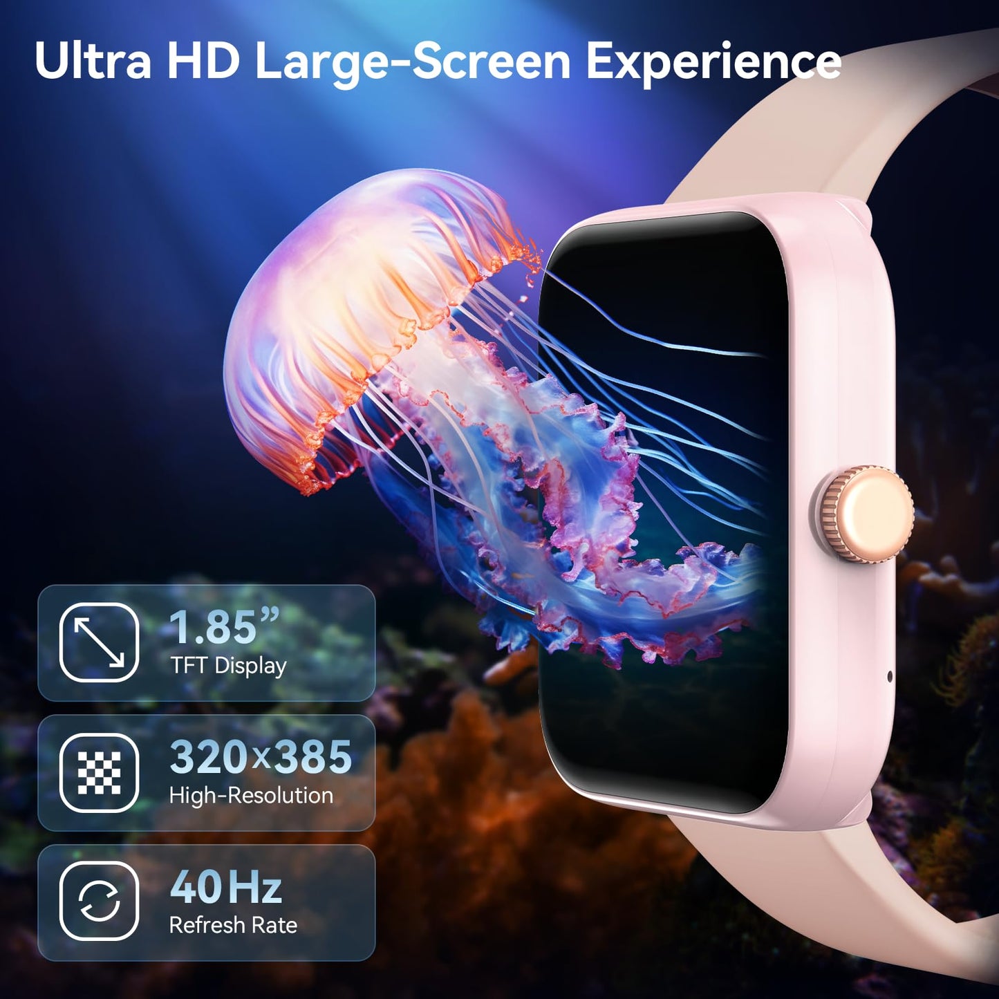 FemmeFit Smartwatch: Alexa, Waterproof, 100+ Sports - Small Enterprise