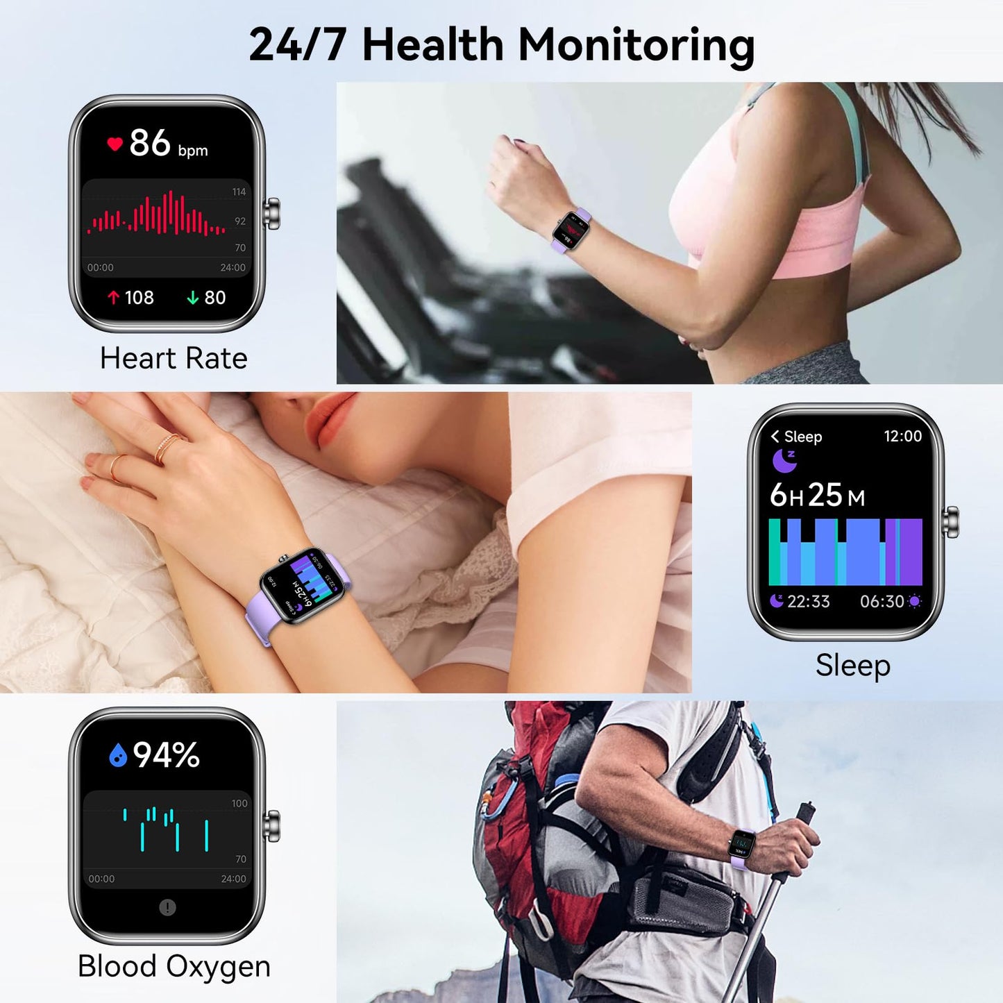 FitSmart Alexa Watch: HD Touchscreen & Health Tracker - Small Enterprise