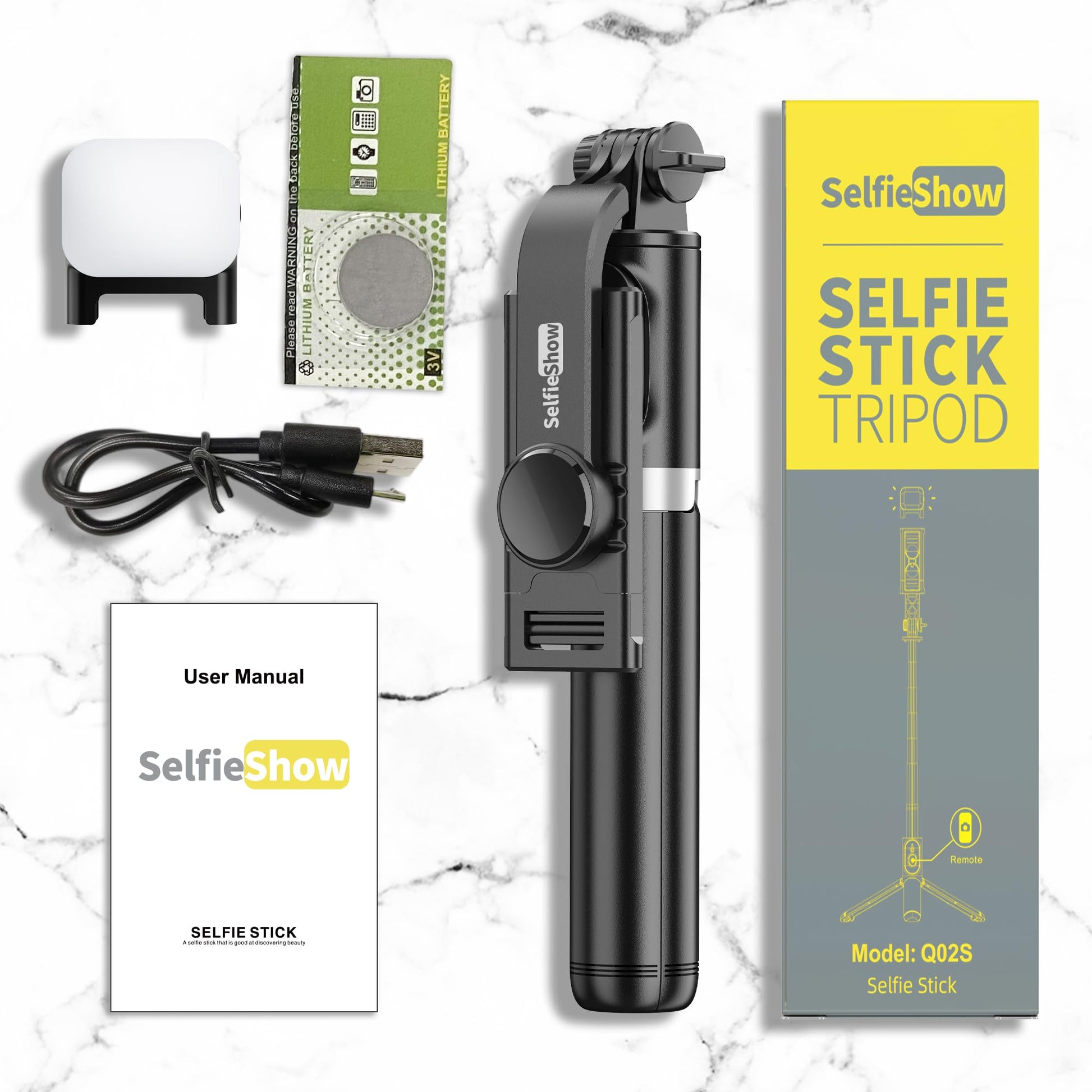 SelfieStickPro 41 with wireless remote and tripod stand for all phone models. - Small Enterprise