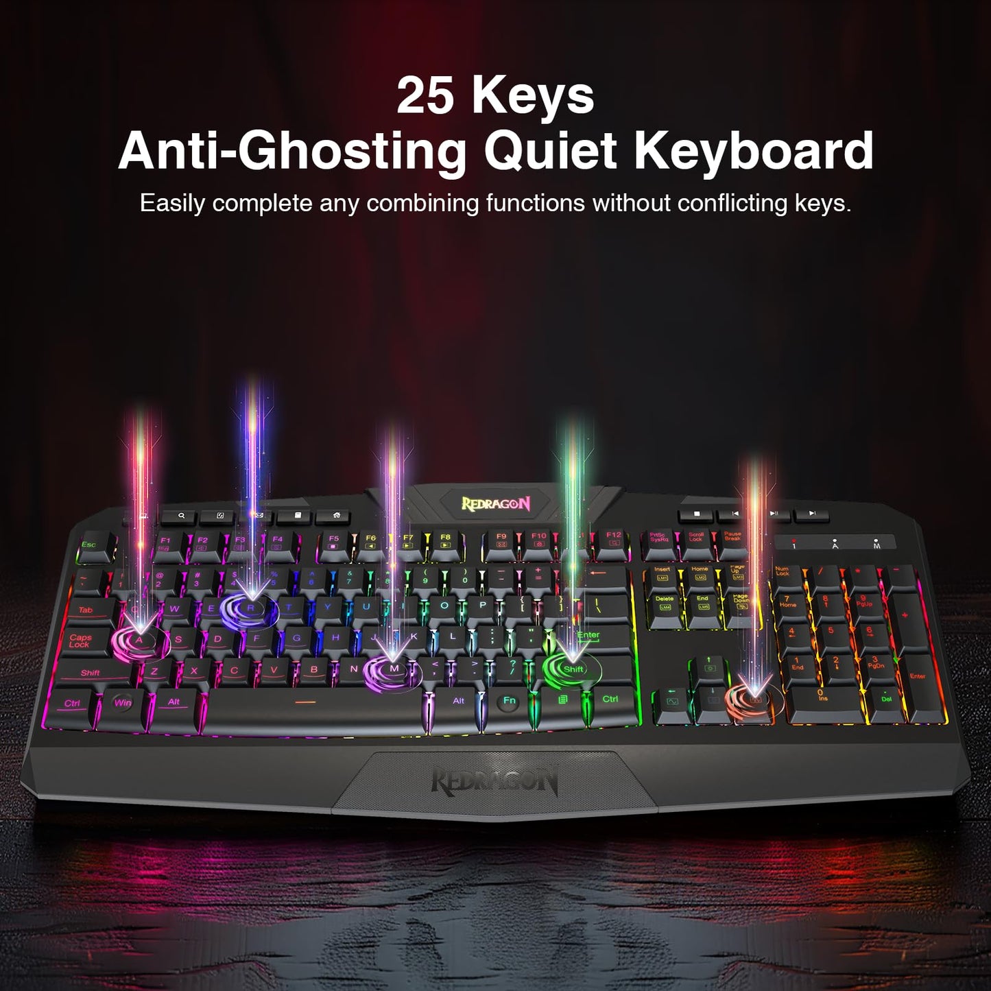 Redragon K521X: RGB Gamer's Mechanical-Feel Keyboard