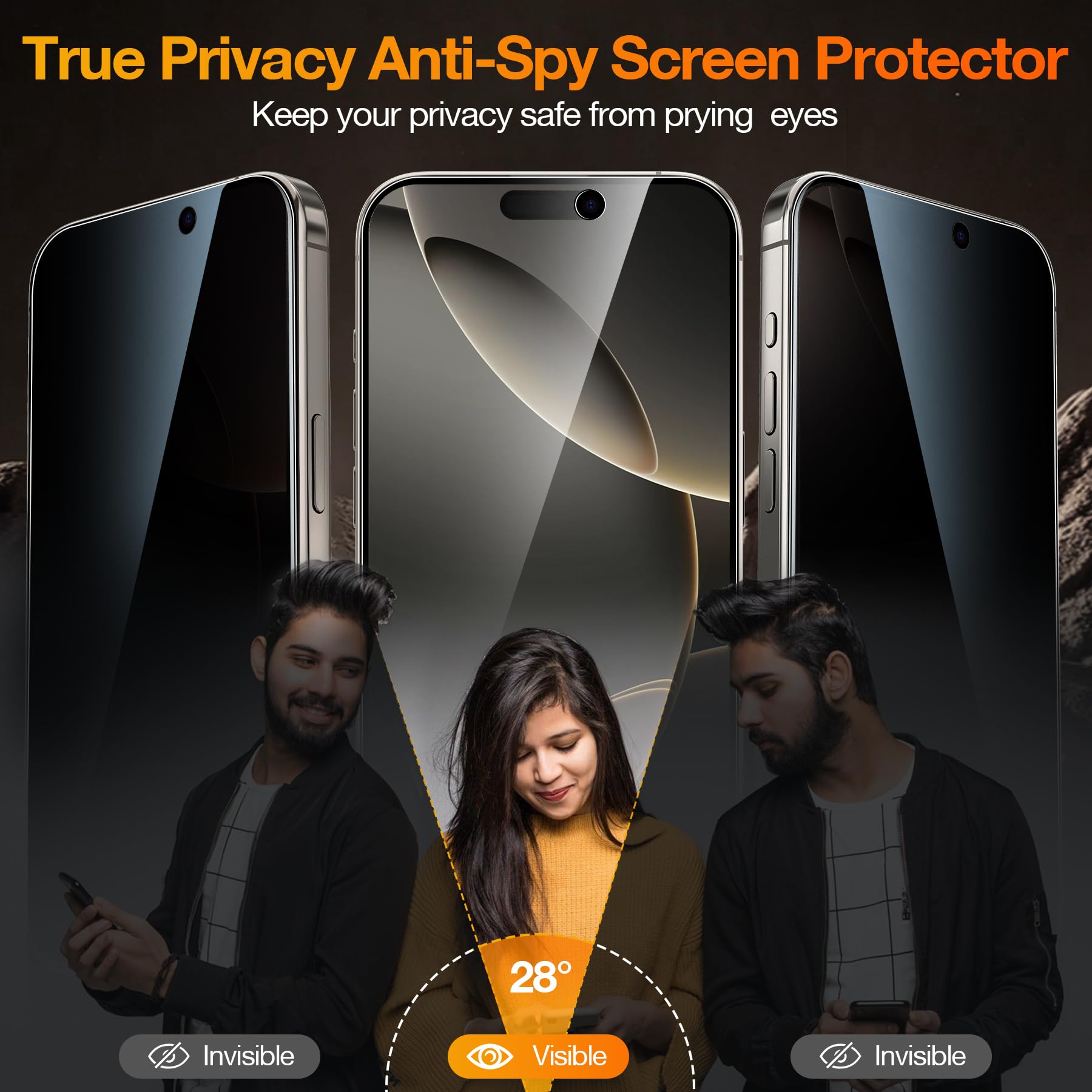 iPhone 11/XR SecureView Privacy Screen Protector Set - Small Enterprise