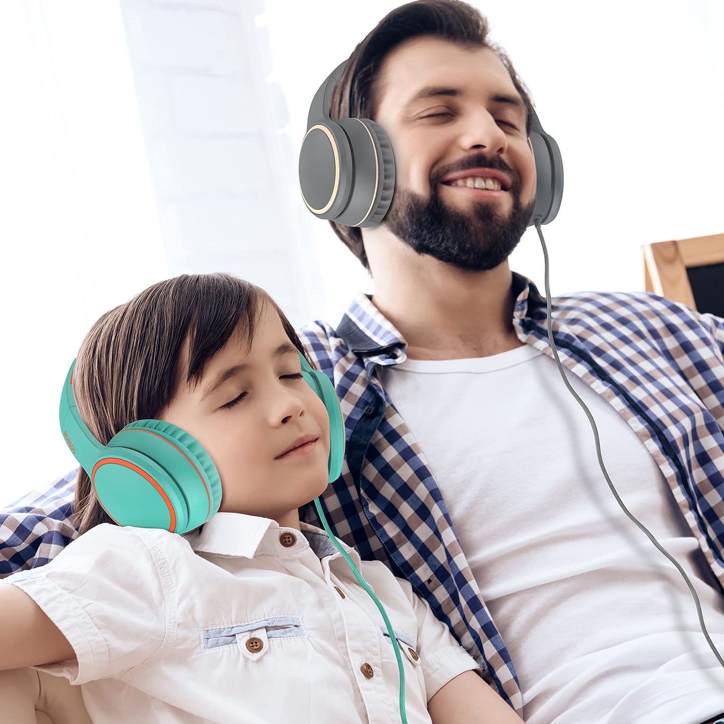 RORSOU R10 Foldable Bass Headphones with Mic - Small Enterprise