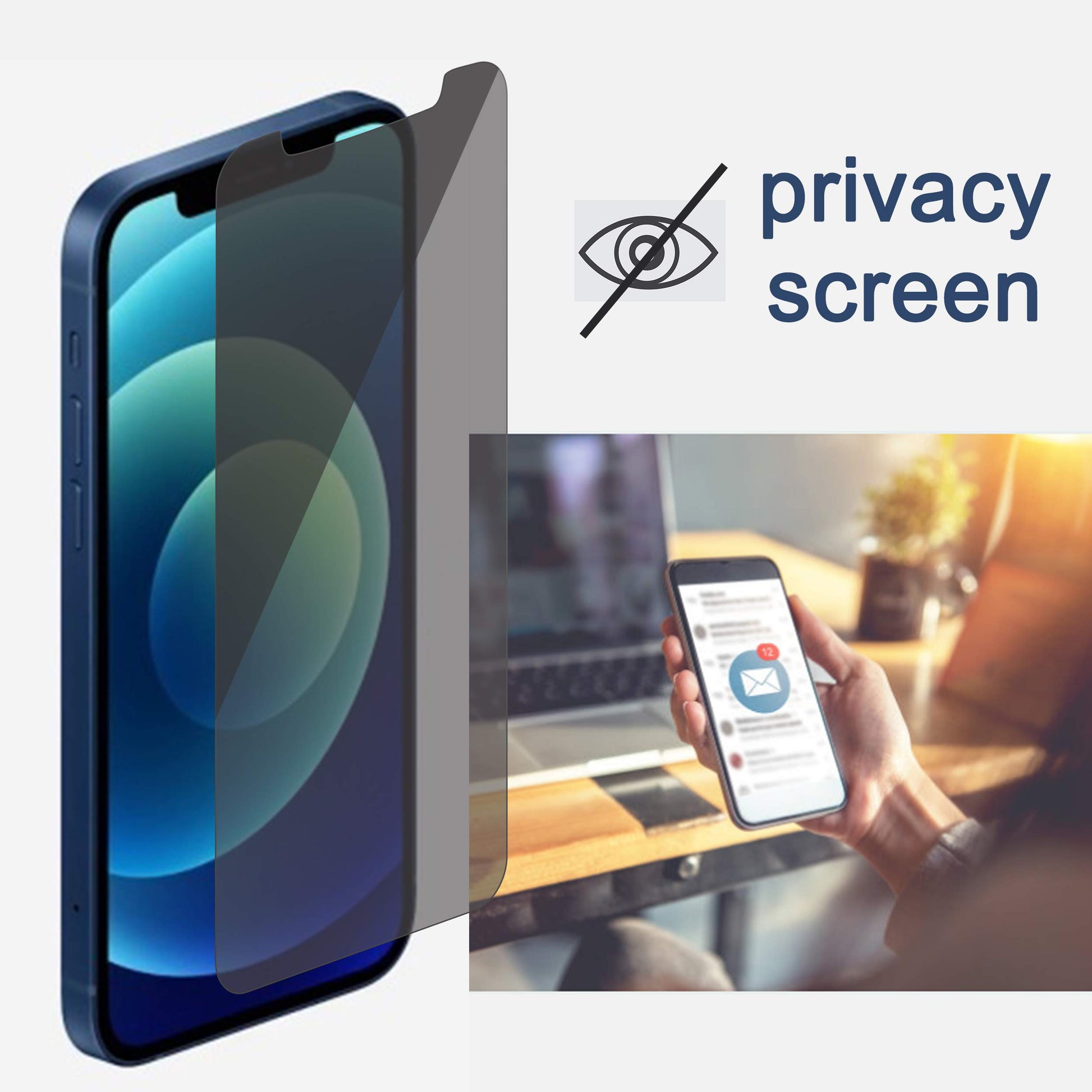 Ailun iPhone 16 Privacy & Lens Protector 3-Pack - Small Enterprise