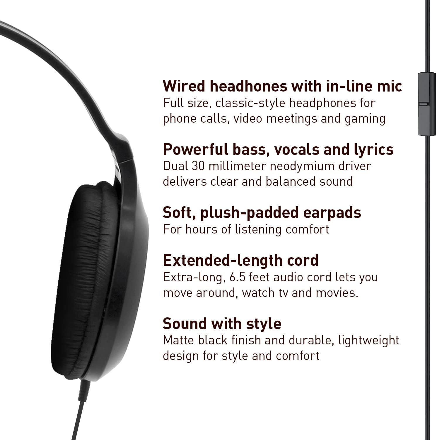 Panasonic RP-HT161-K: Lightweight Bass-Enhanced Headphones - Small Enterprise
