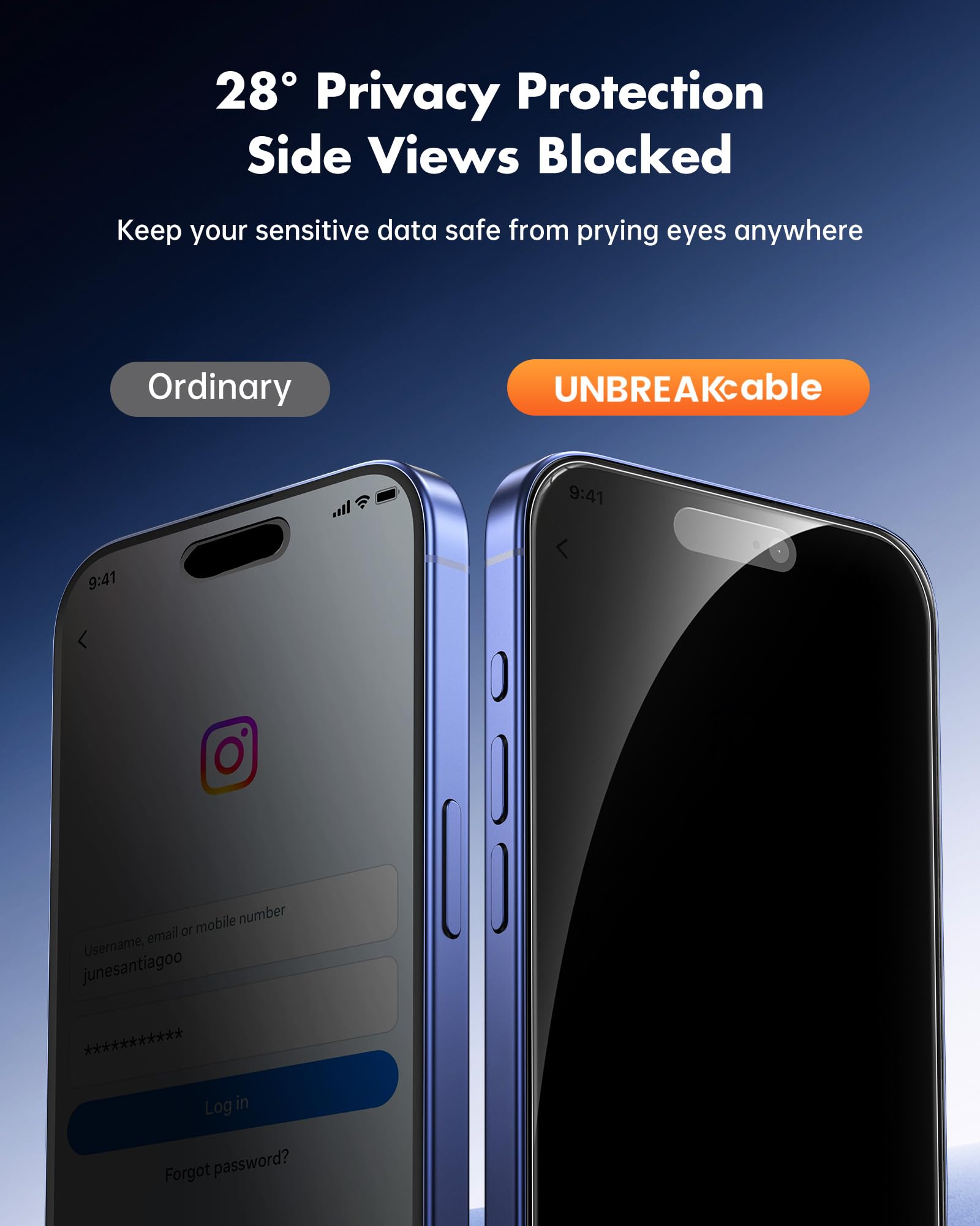 UNBREAKcable iPhone 12 Pro Max Privacy Shield 2-Pack - Small Enterprise