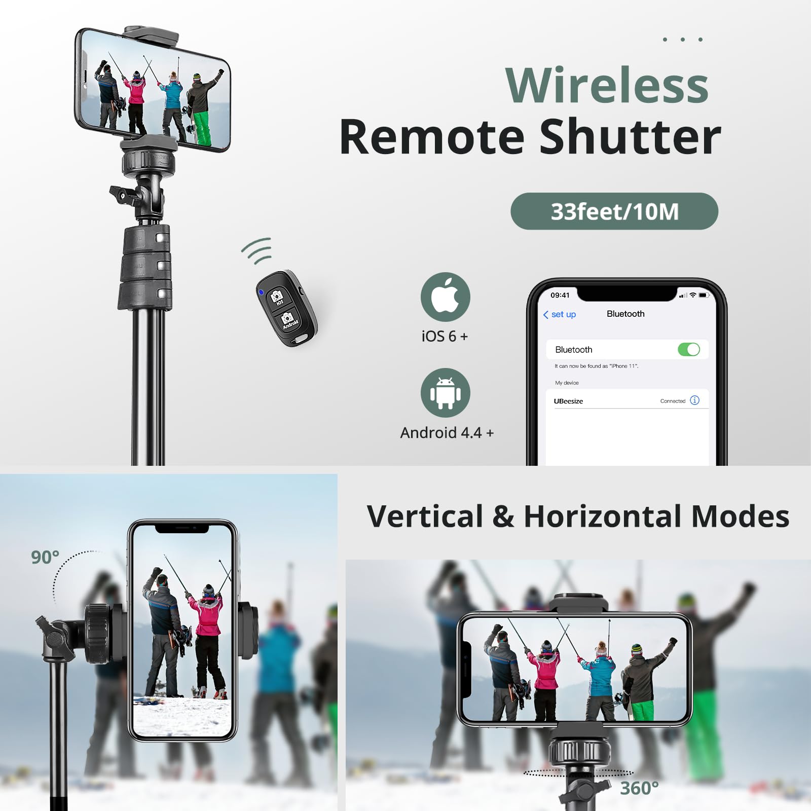 SENSYNE ProTripod: 62 Selfie Stick & Stand - Small Enterprise