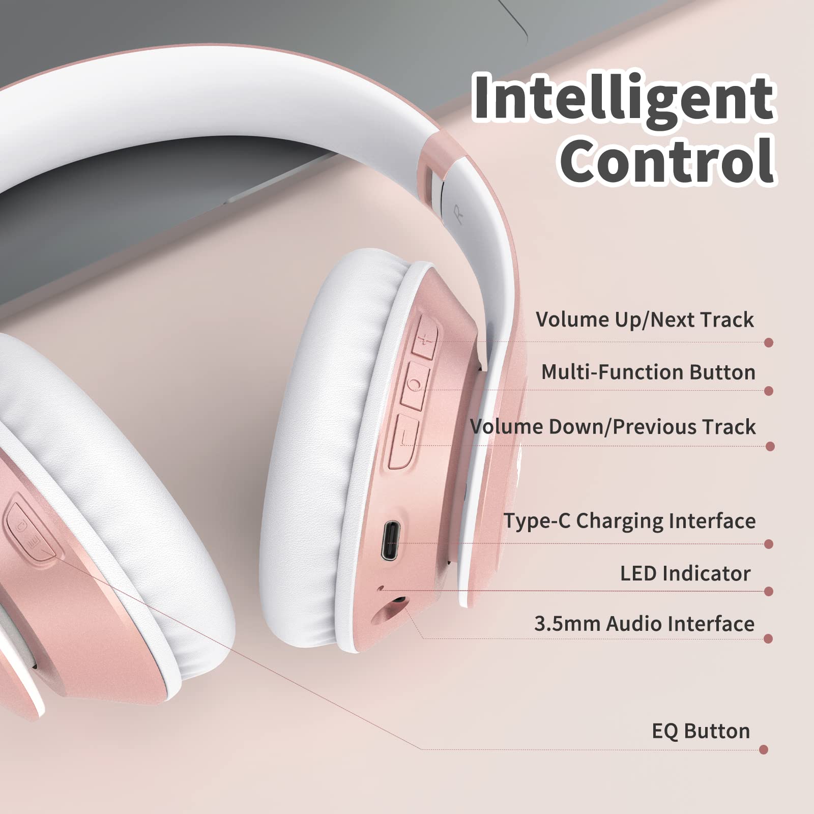 Uliptz HiFi Bluetooth Headphones - 65H Playtime - Small Enterprise