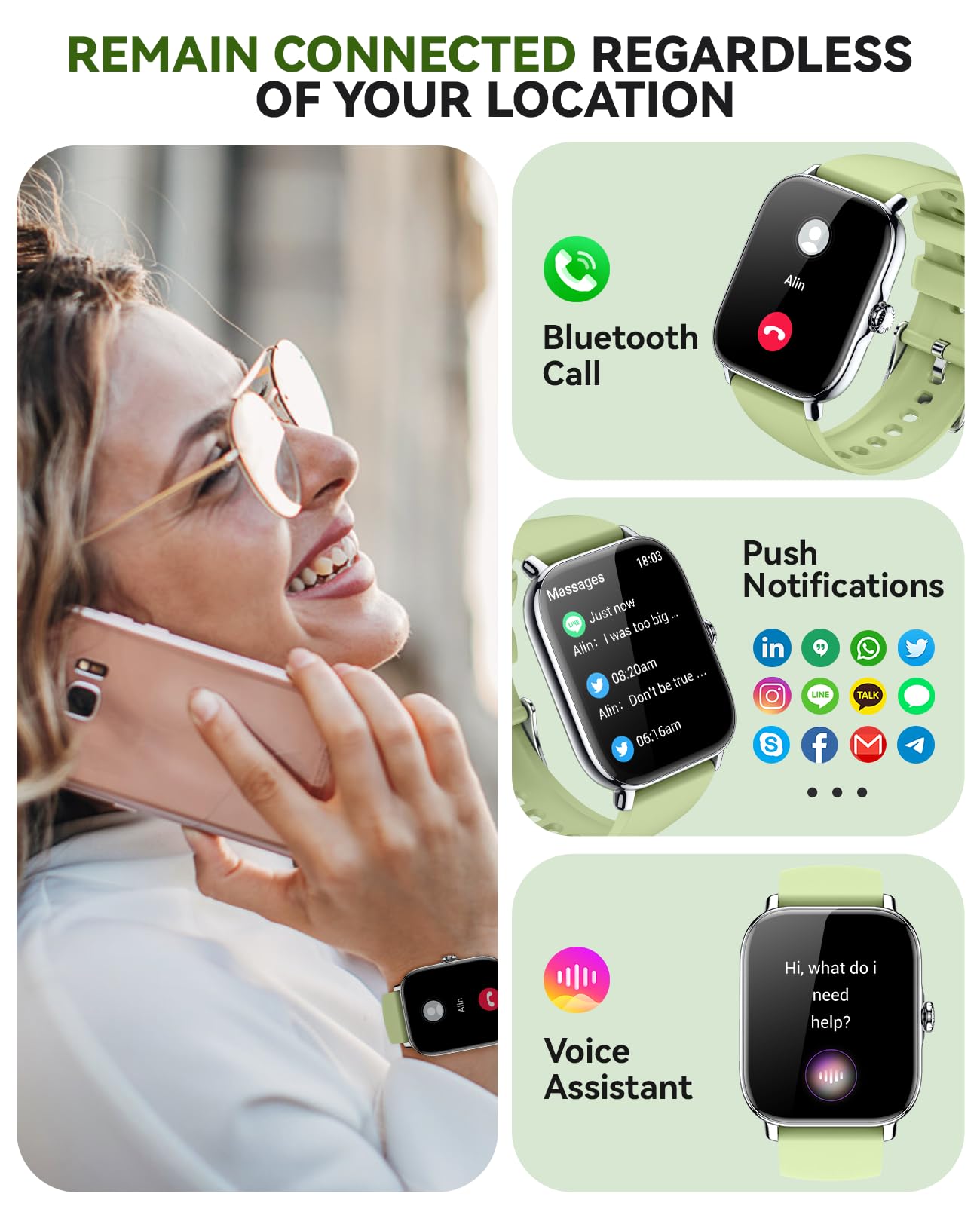FitTrack SmartWatch: Call, Fitness, Waterproof & More - Small Enterprise