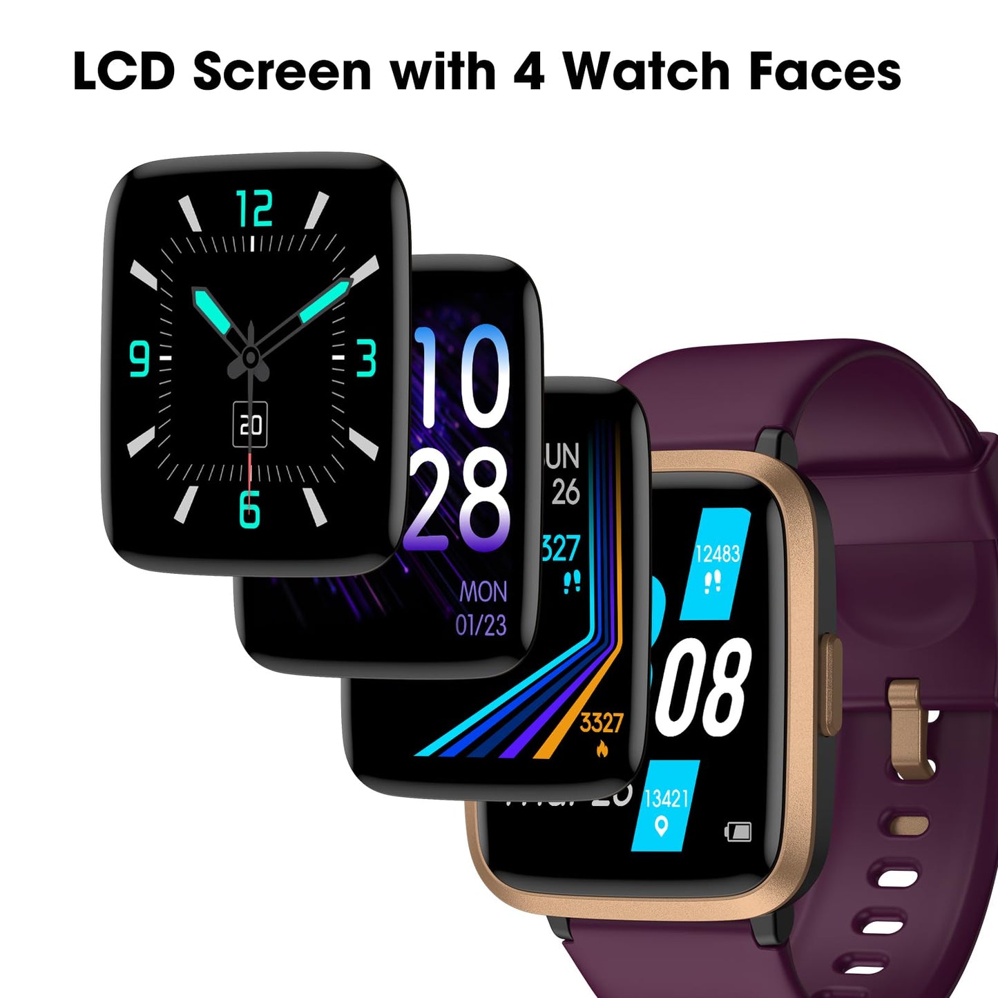 FitWatch Pro: Heart & Sleep Tracker Smartwatch 1.5 - Small Enterprise