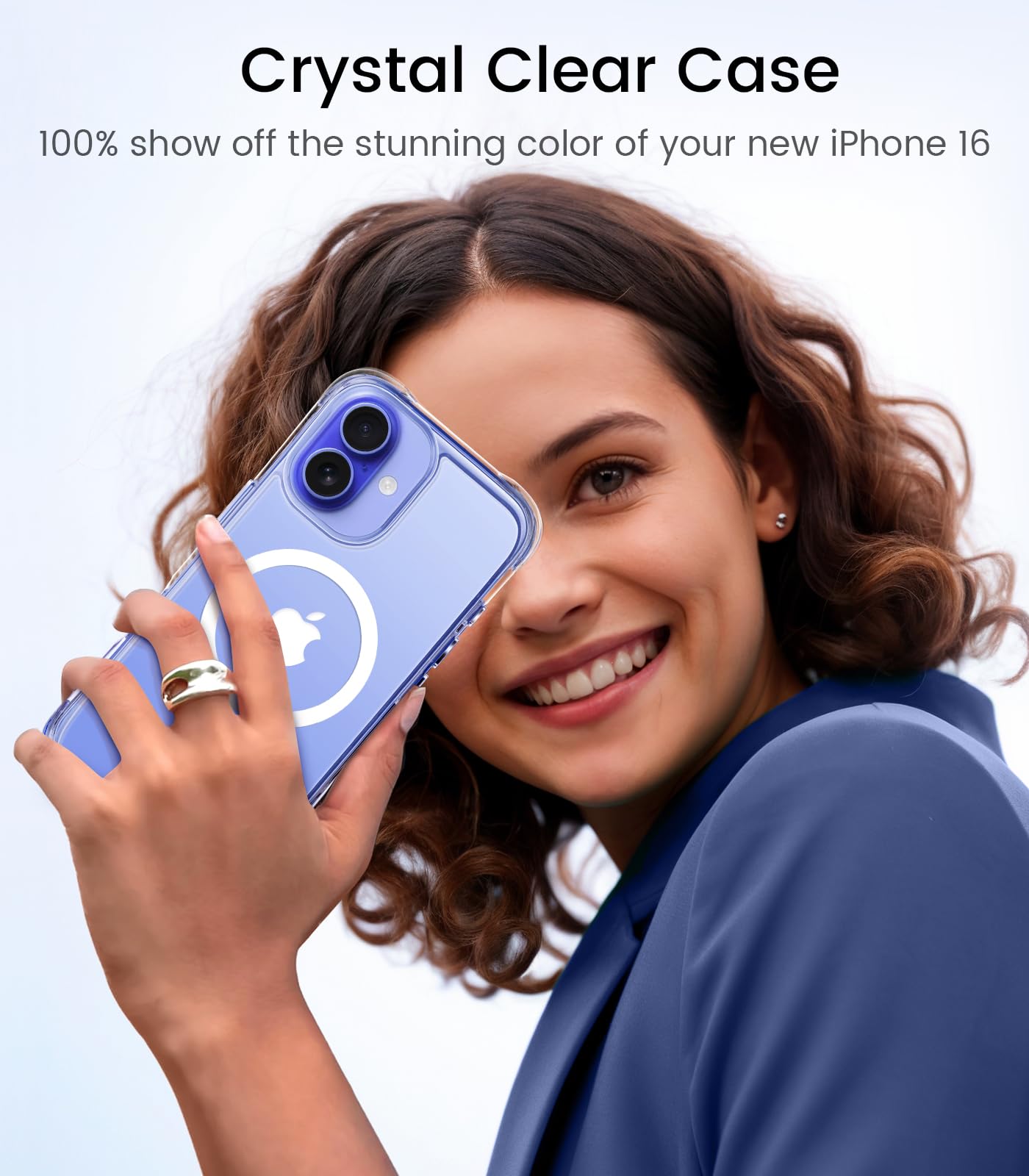 CrystalGuard i16: Clear, Tough, Anti-Yellowing Case