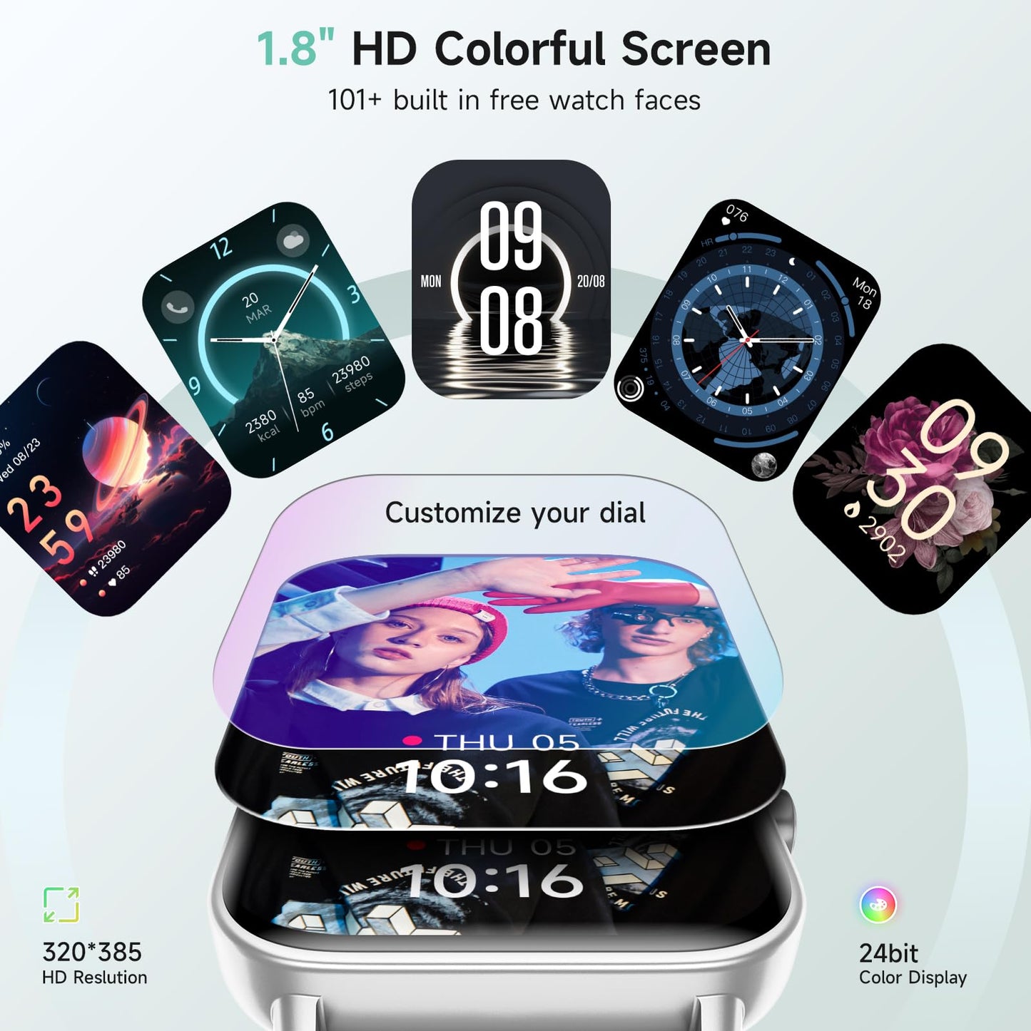 FemmeFit Smartwatch: Alexa, Waterproof, 100+ Sports - Small Enterprise