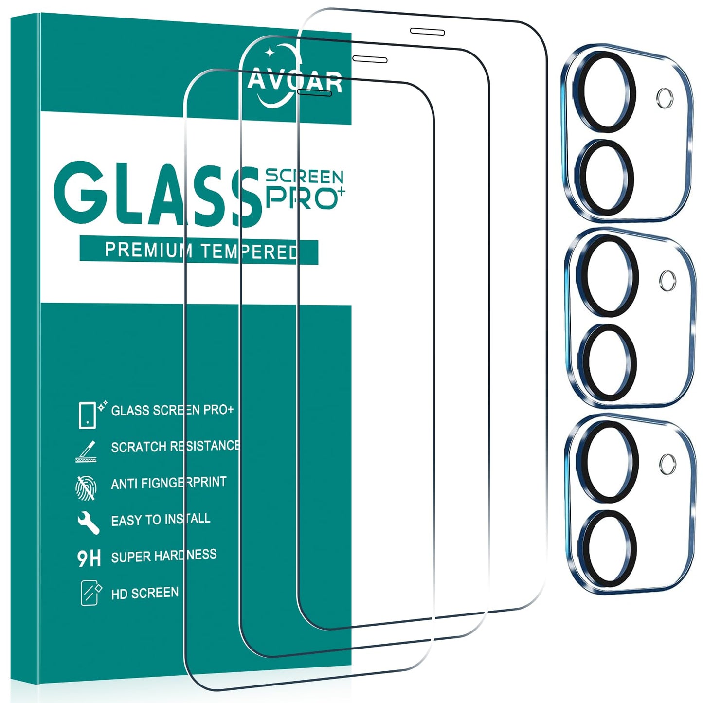 iGuard 2-Pack Privacy Screen Protector for iPhone 14/13 - Small Enterprise