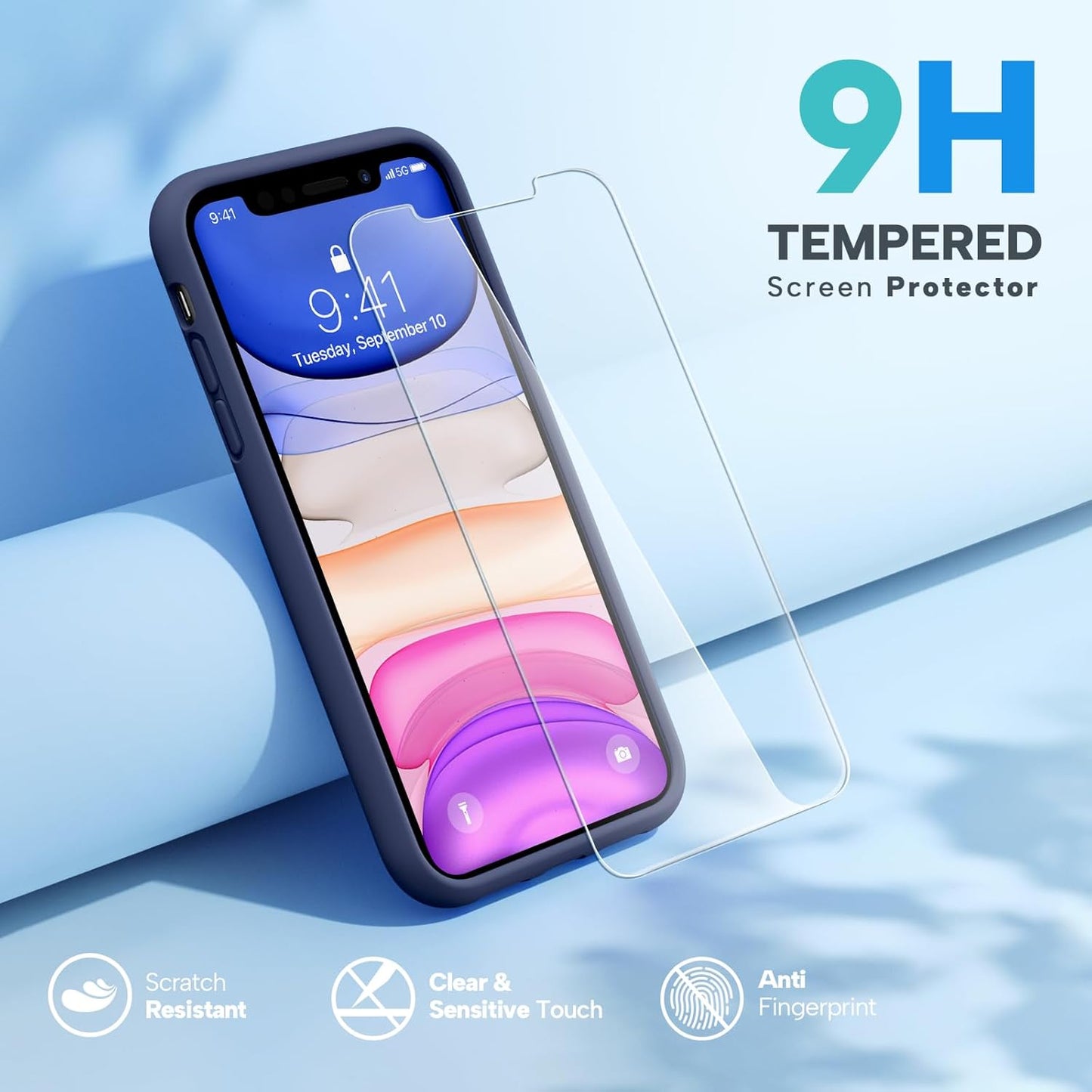 Miracase Navy Shield: iPhone 11 Full Protection