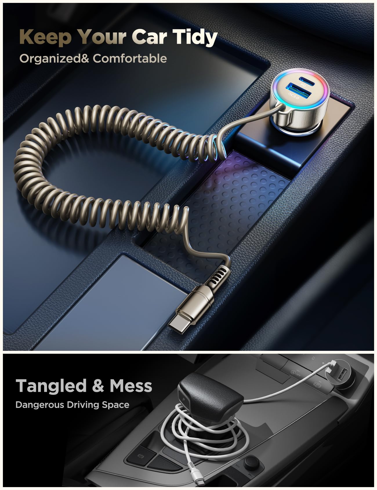TurboCharge 72W Car Adapter: iPhone & Galaxy Ready!