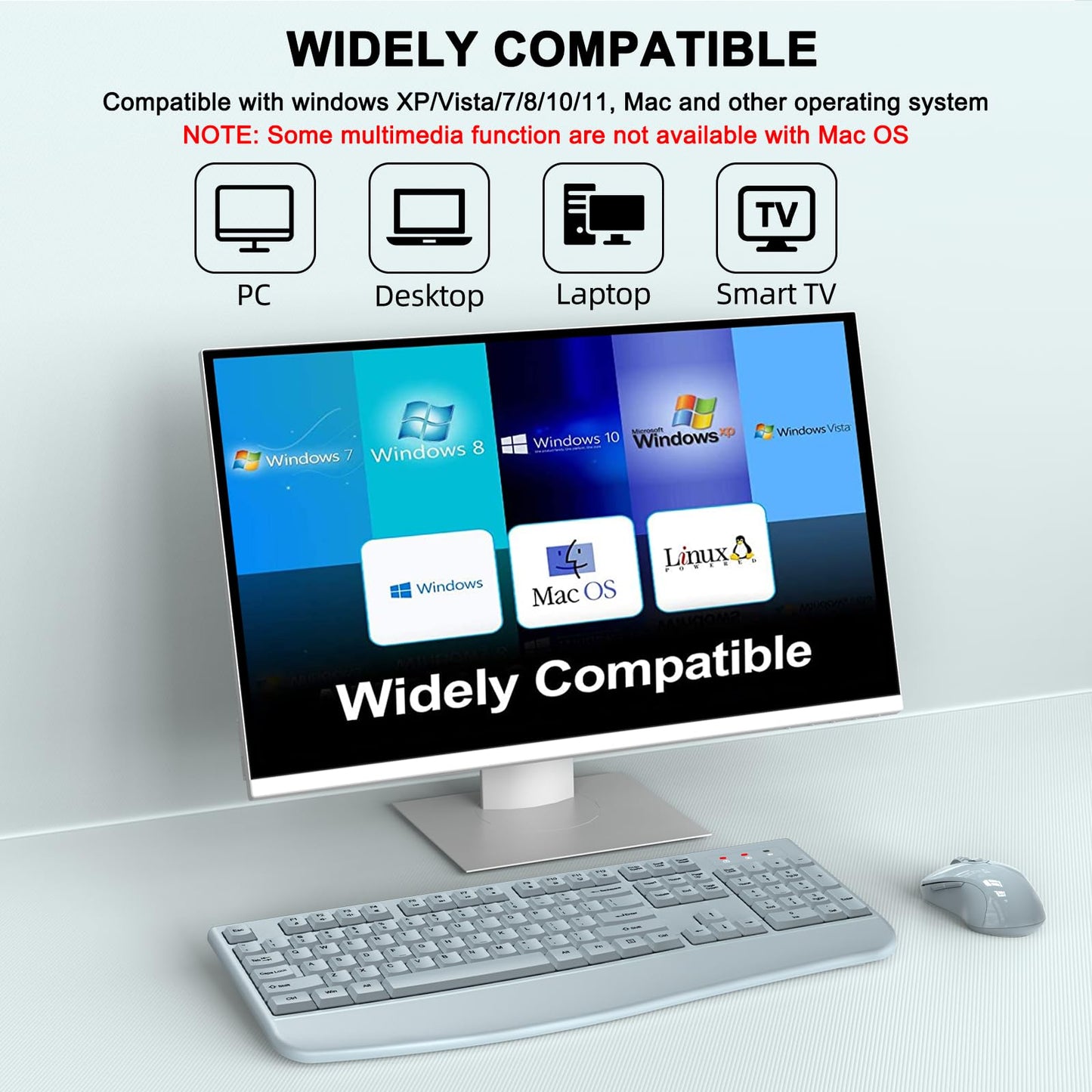 ErgoWave Duo: Wireless Keyboard & Mouse Set