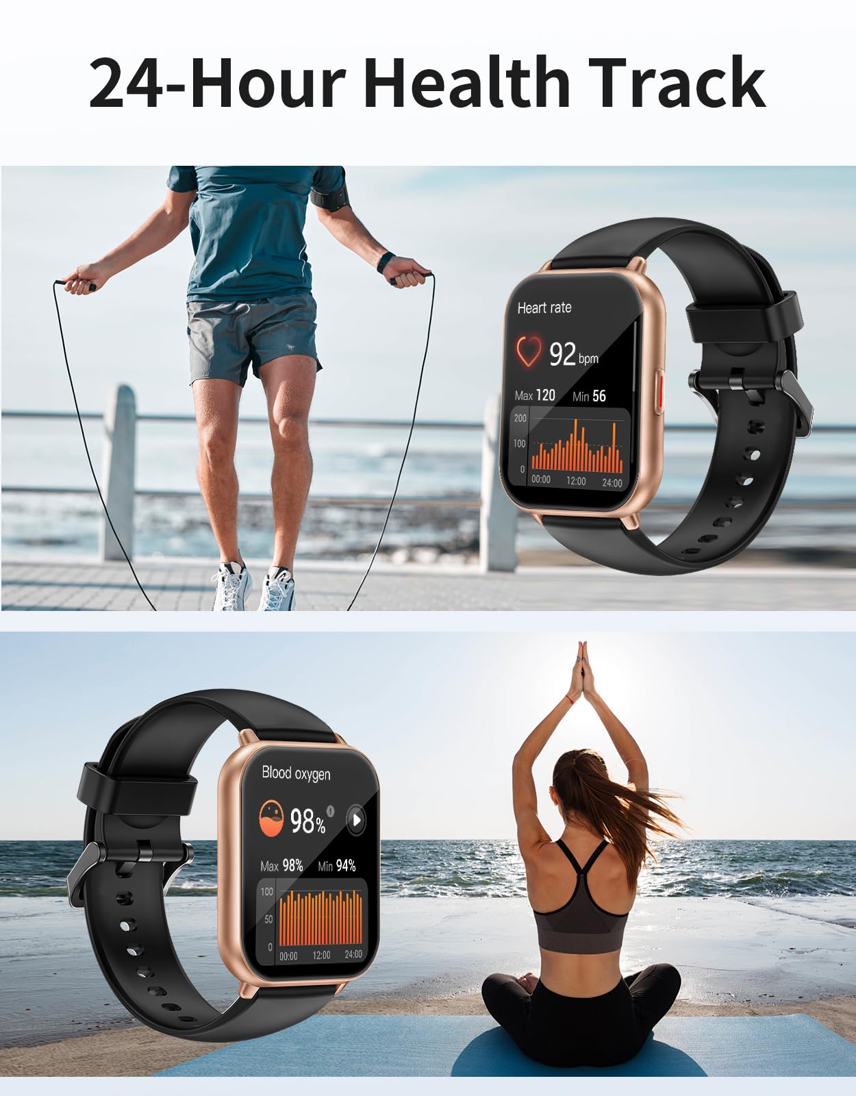 RUIMEN Smartwatch: Answer Calls, Track Fitness - Small Enterprise