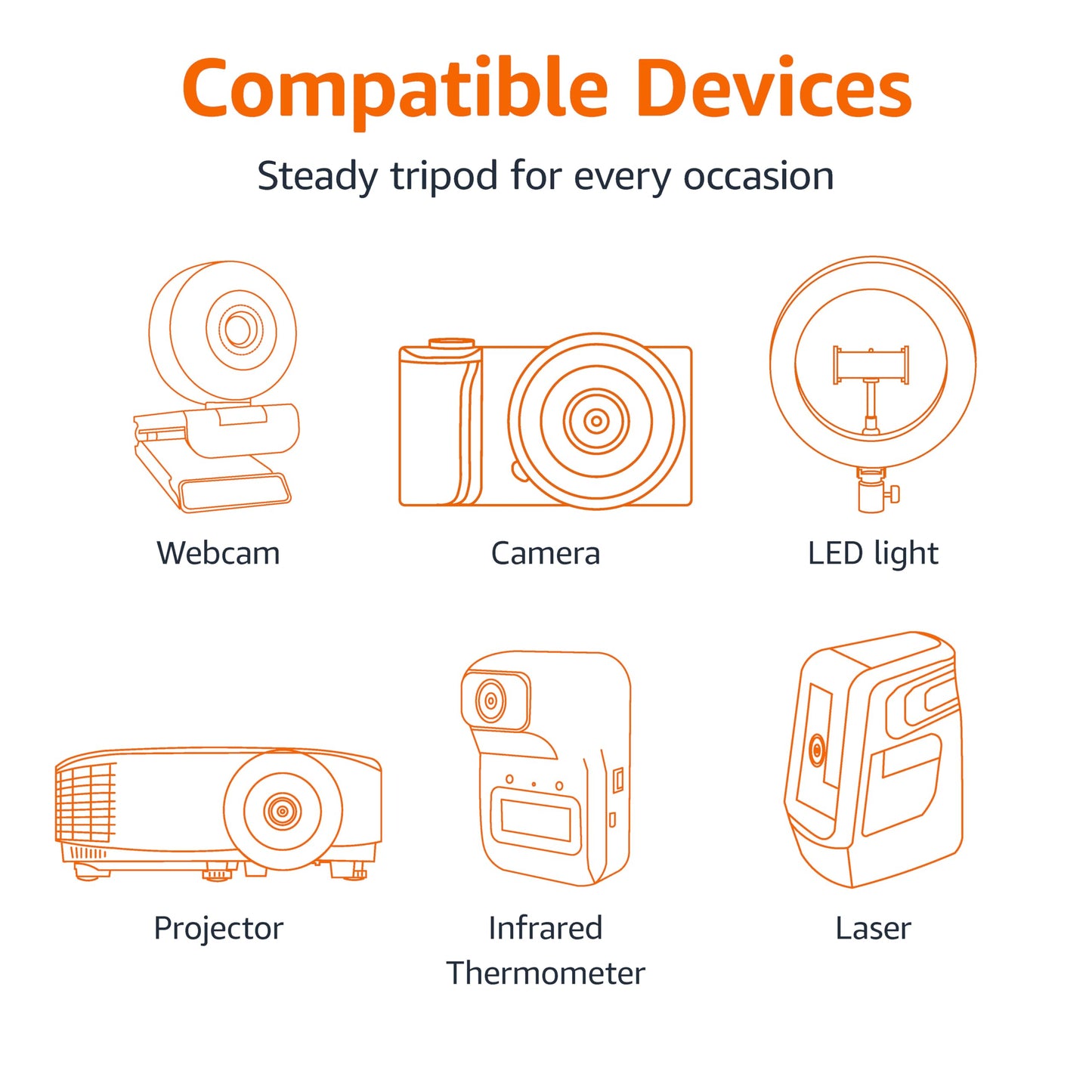 Amazon Basics Travel Tripod - 50 Champagne - Small Enterprise