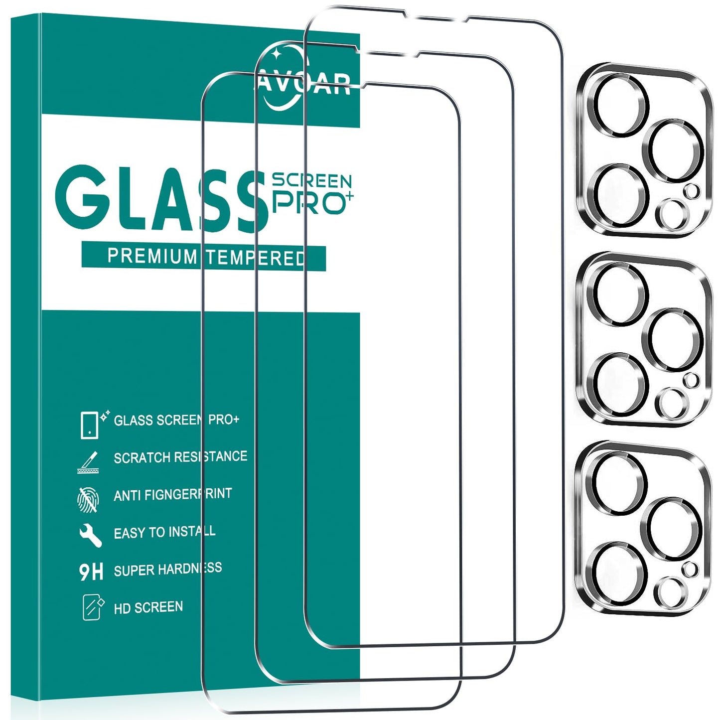 iGuard 2-Pack Privacy Screen Protector for iPhone 14/13 - Small Enterprise
