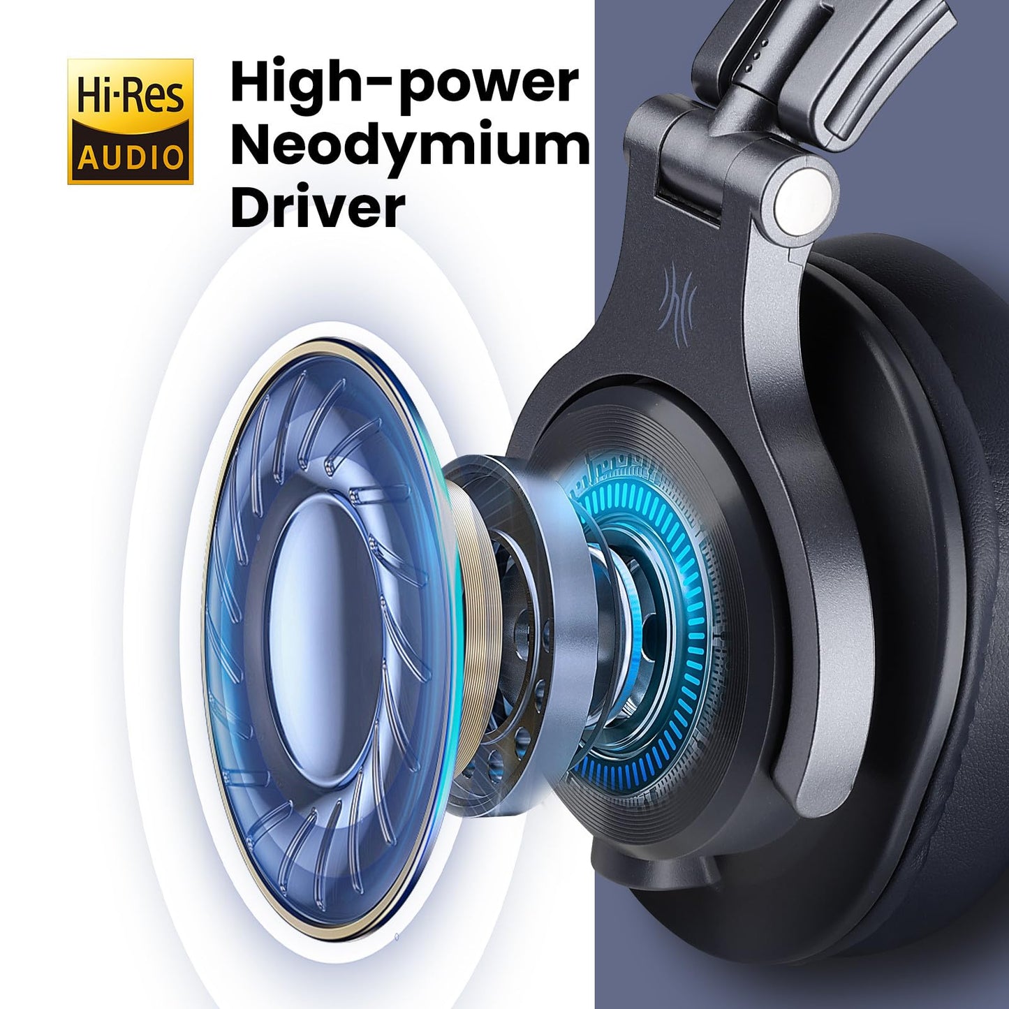 OneOdio A71 Studio Pro - Wired Foldable DJ Headset