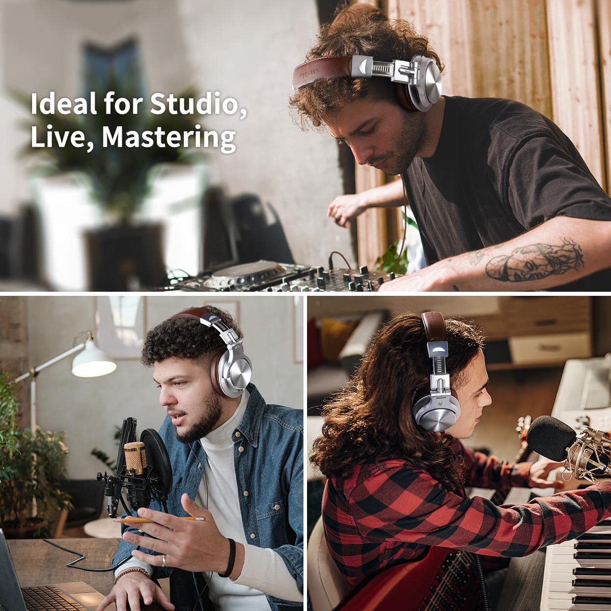 OneOdio A71 Studio Pro - Wired Foldable DJ Headset