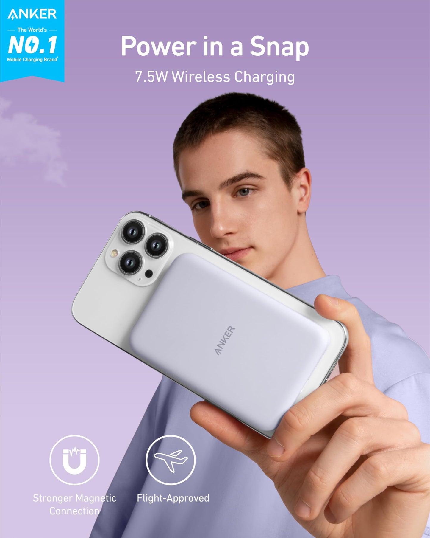 Anker MagGo 621: 5K mAh Magnetic Charger Pack - Small Enterprise