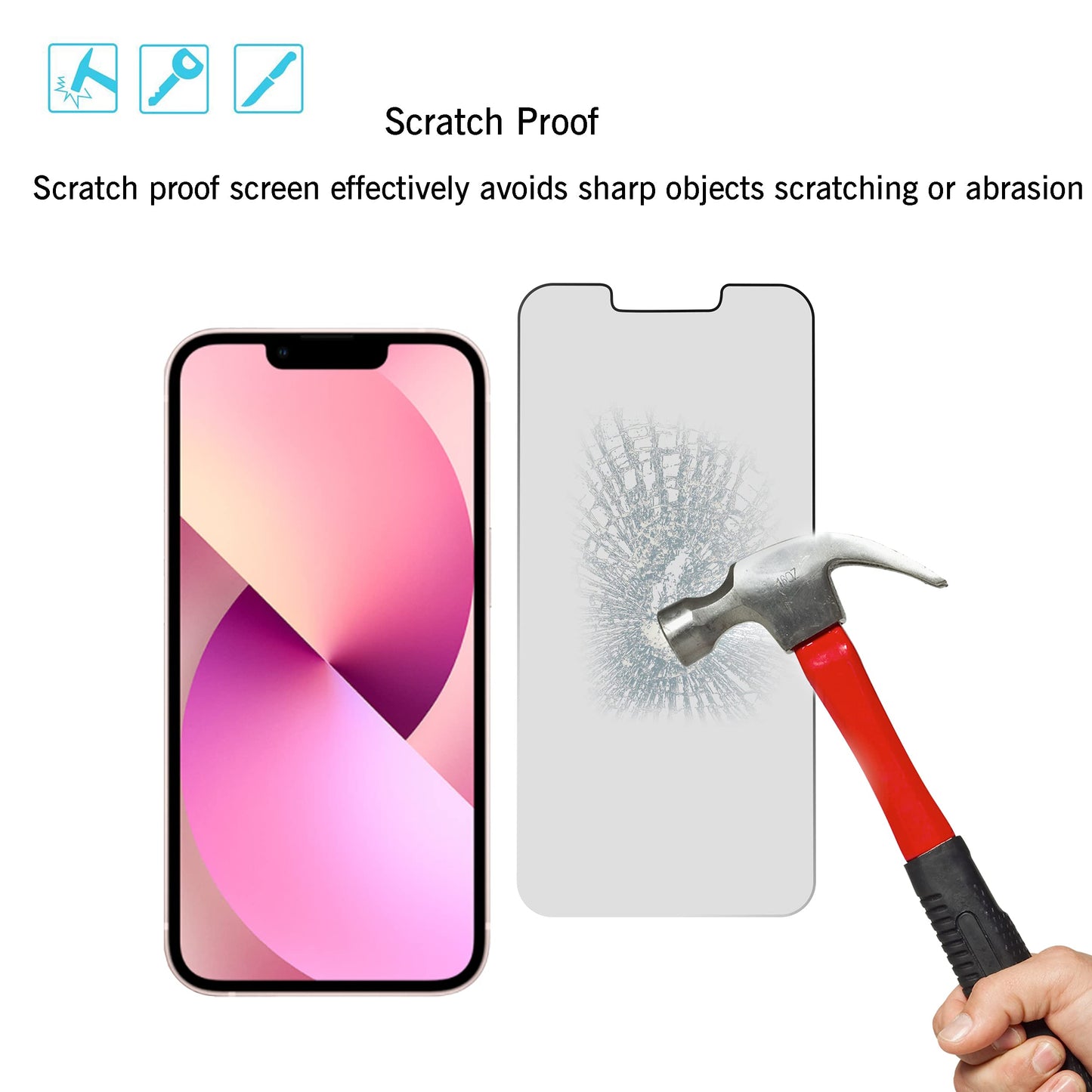 Ailun iPhone 16 Privacy & Lens Protector 3-Pack - Small Enterprise