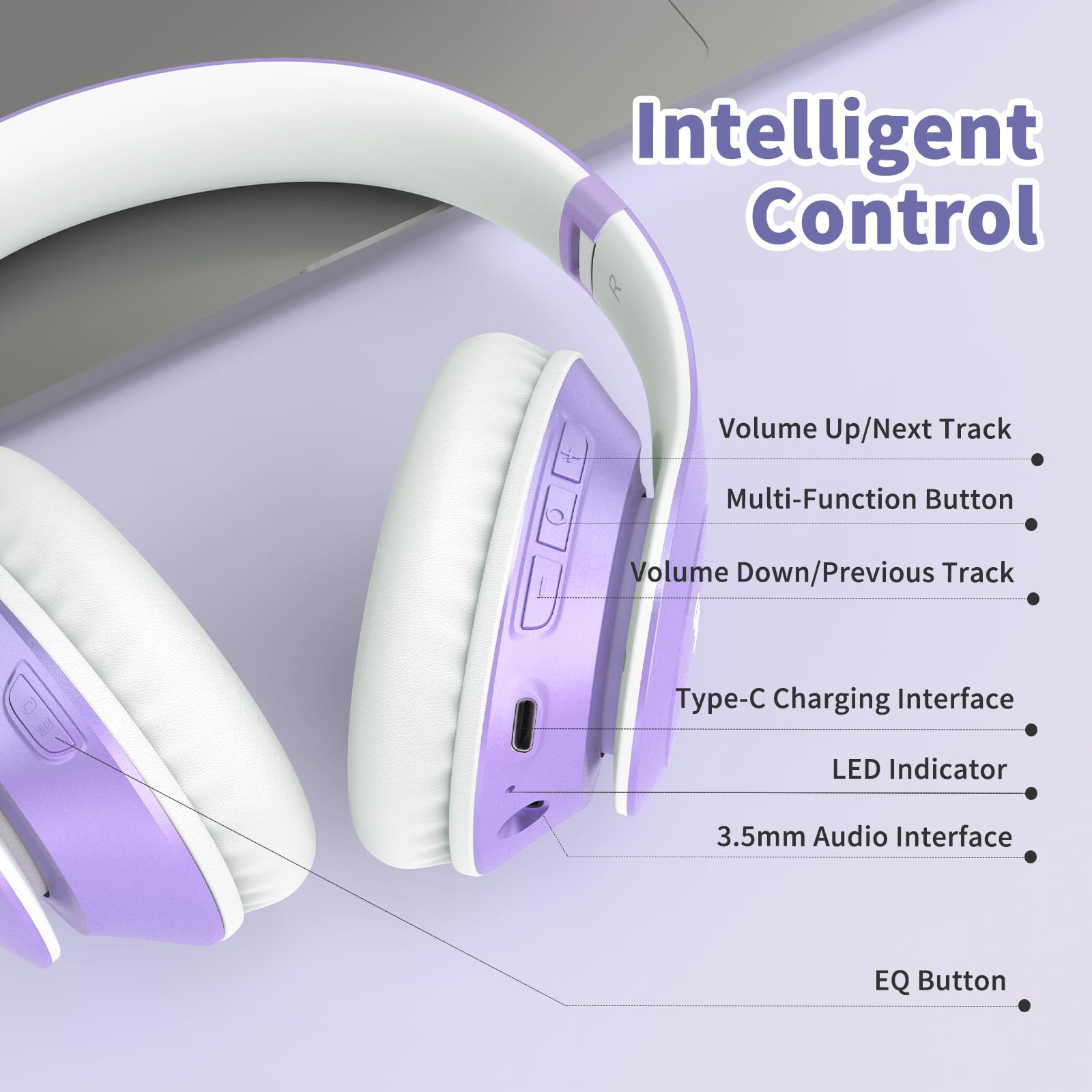 Uliptz HiFi Bluetooth Headphones - 65H Playtime - Small Enterprise