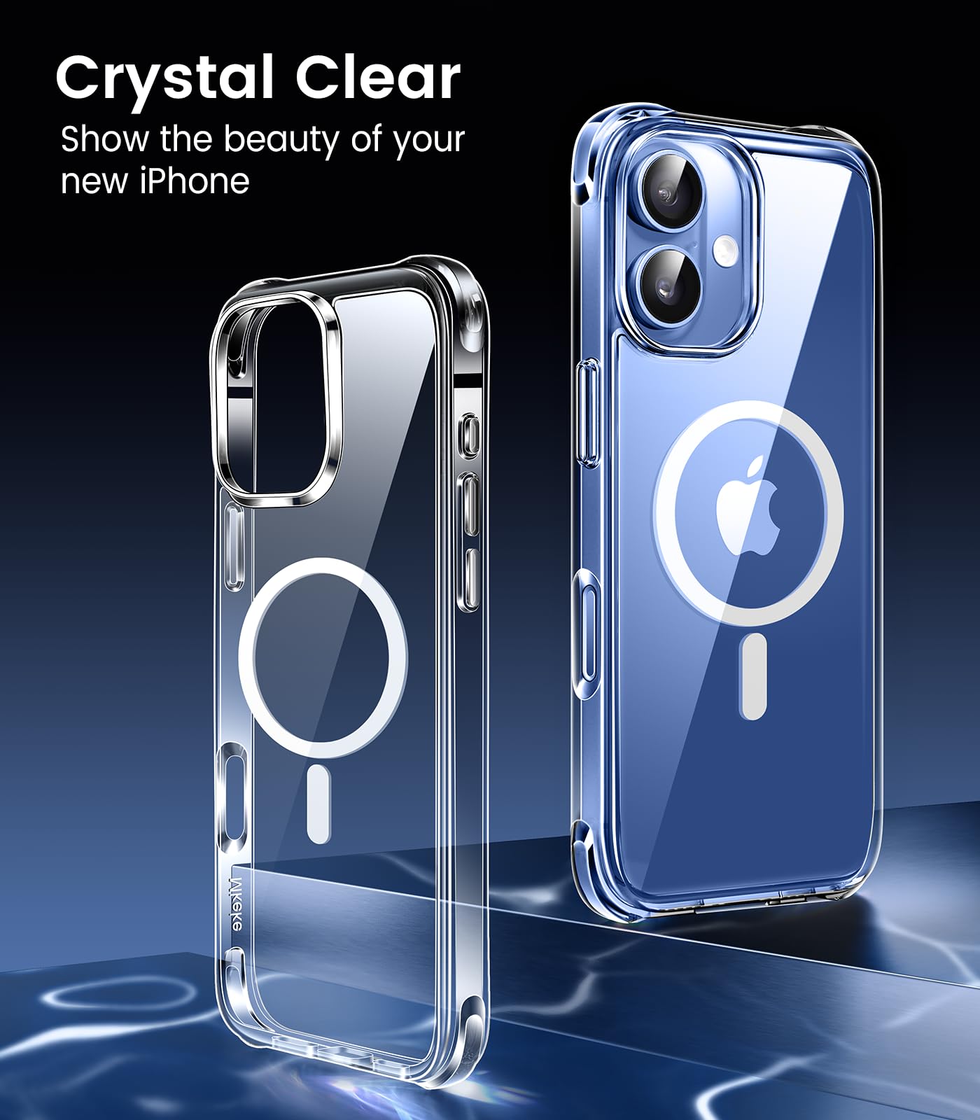 CrystalGuard i16: Clear, Tough, Anti-Yellowing Case