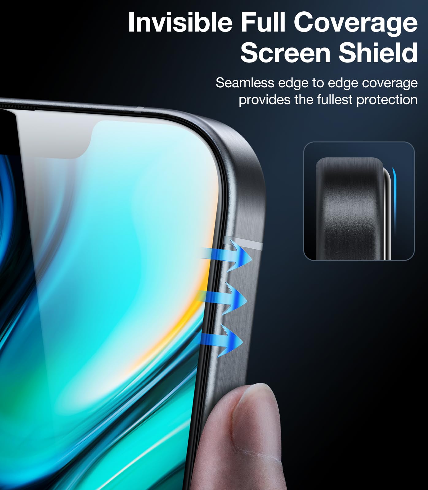 UltraGlass 9H+ Privacy Shield for iPhone 16 - Small Enterprise