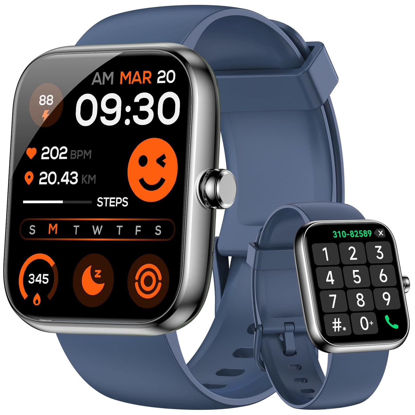 FitSmart Alexa Watch: HD Touchscreen & Health Tracker - Small Enterprise