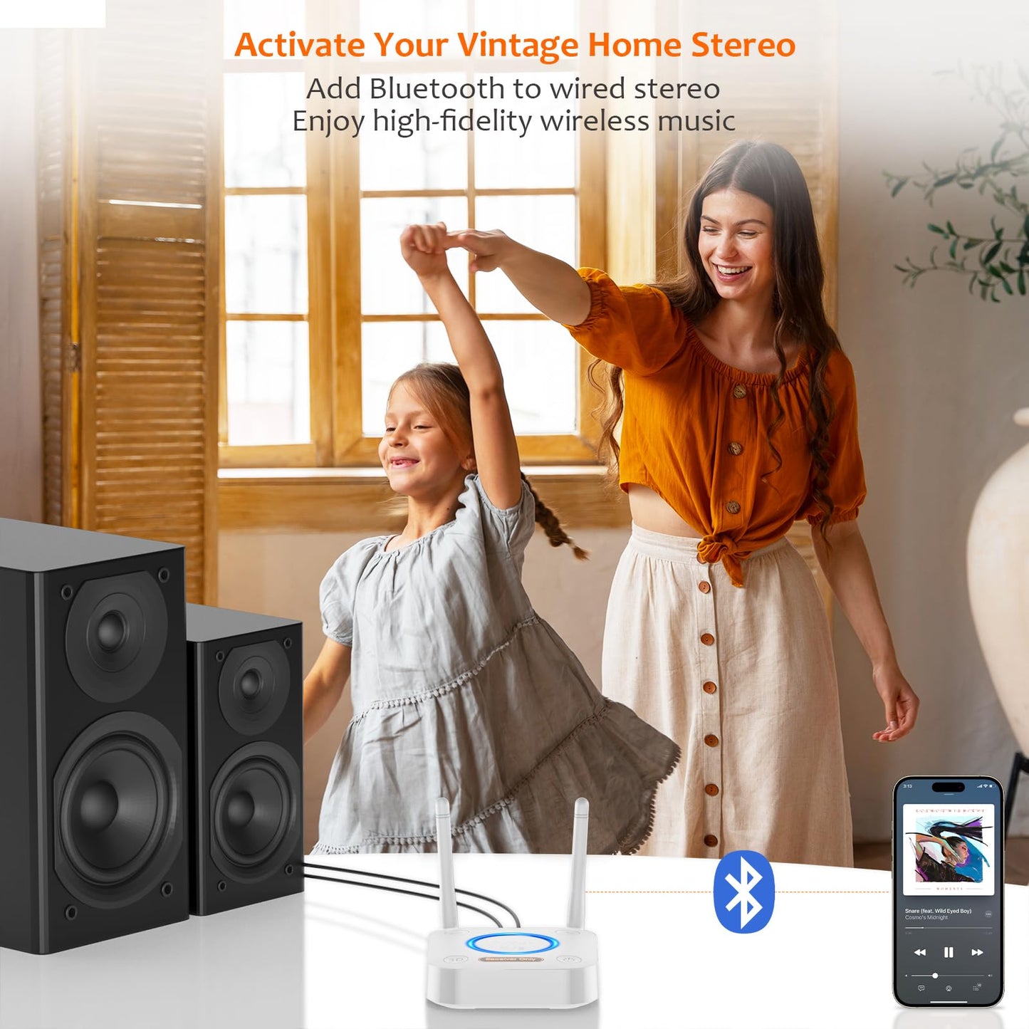 HiFiConnect Pro: LDAC Bluetooth 5.2 Audio Receiver