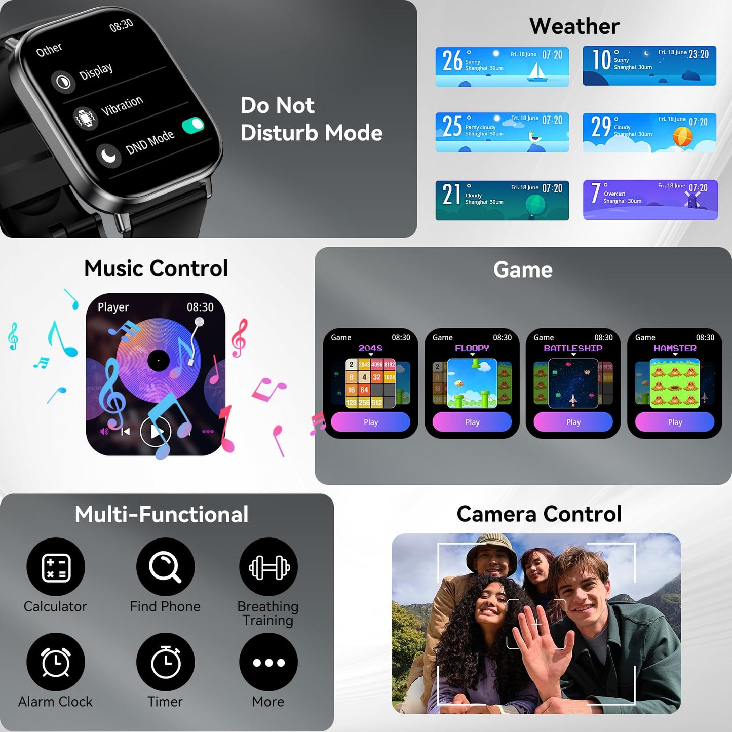 FitTrack Pro: HD Smartwatch with 120 Sports Modes - Small Enterprise