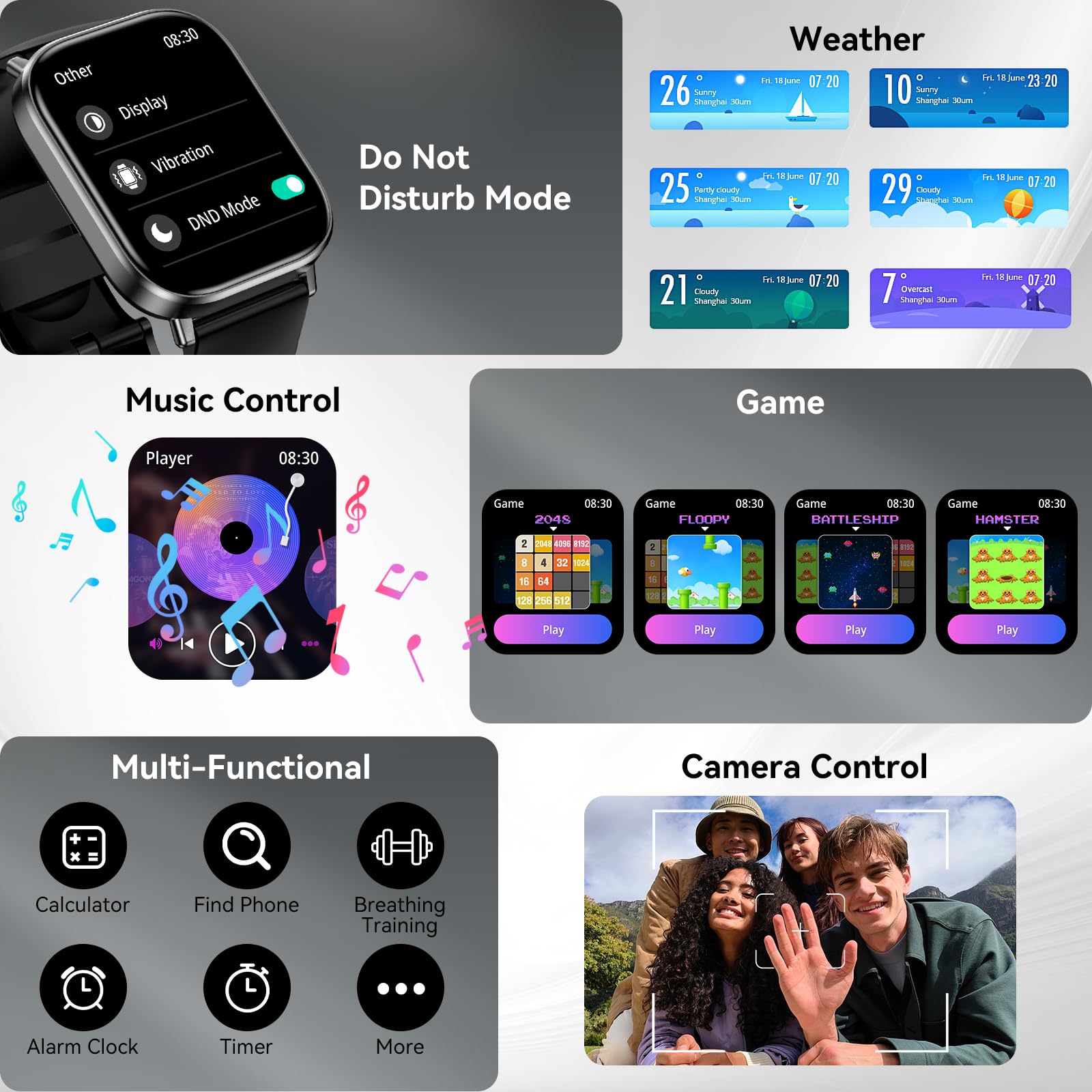 FitTrack Pro: HD Smartwatch with 120 Sports Modes - Small Enterprise