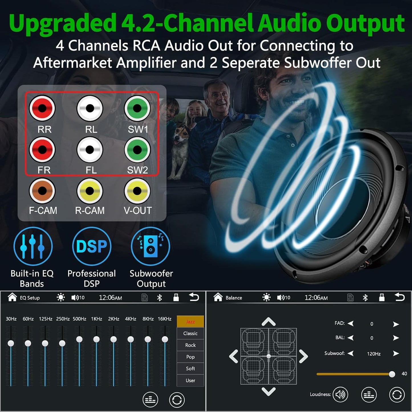 QLEDSync 7 Car Stereo: Wireless CarPlay & Android