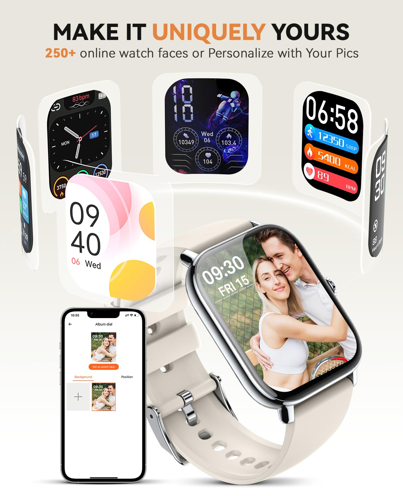 FitTrack SmartWatch: Call, Fitness, Waterproof & More - Small Enterprise