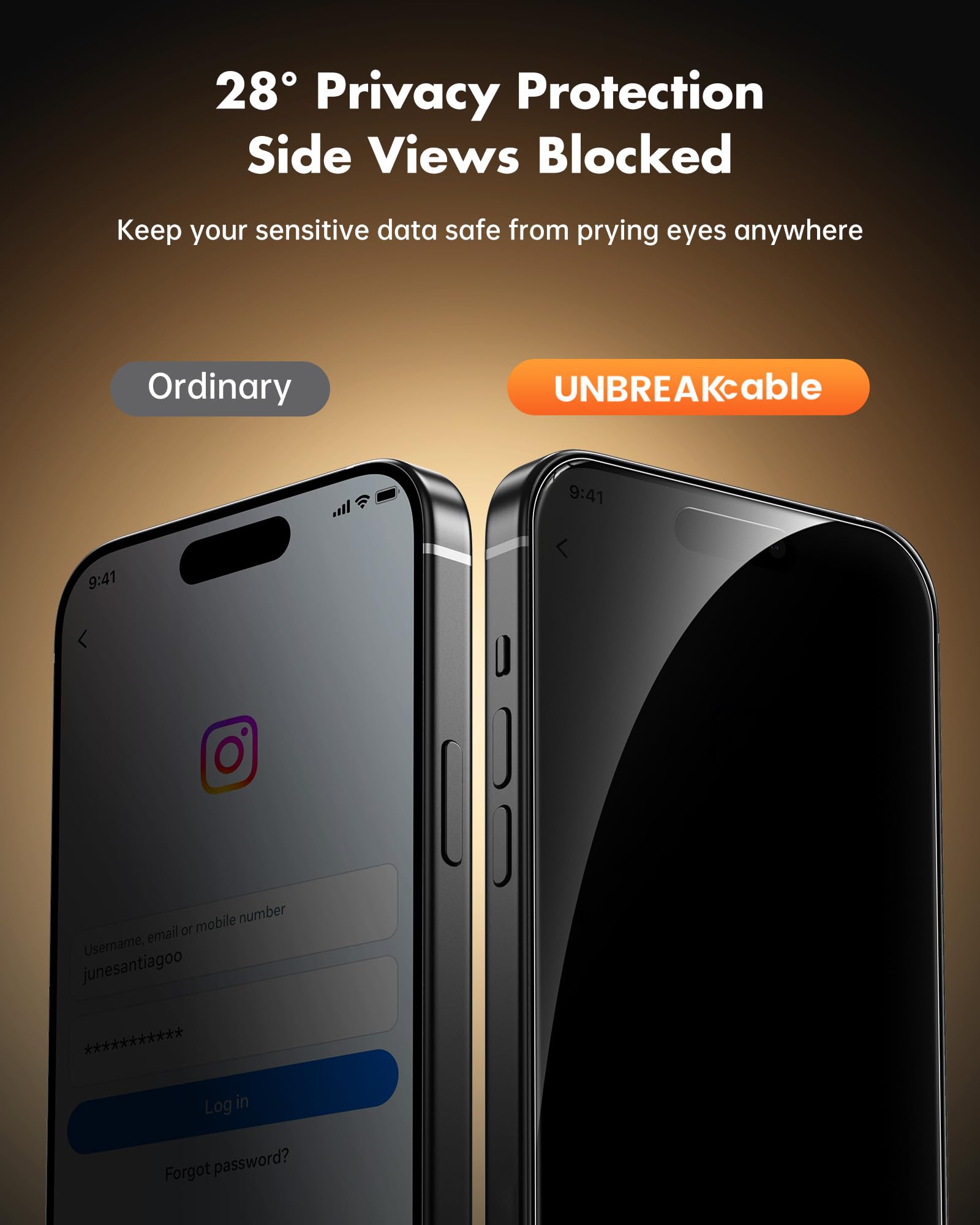 UNBREAKcable iPhone 12 Pro Max Privacy Shield 2-Pack - Small Enterprise
