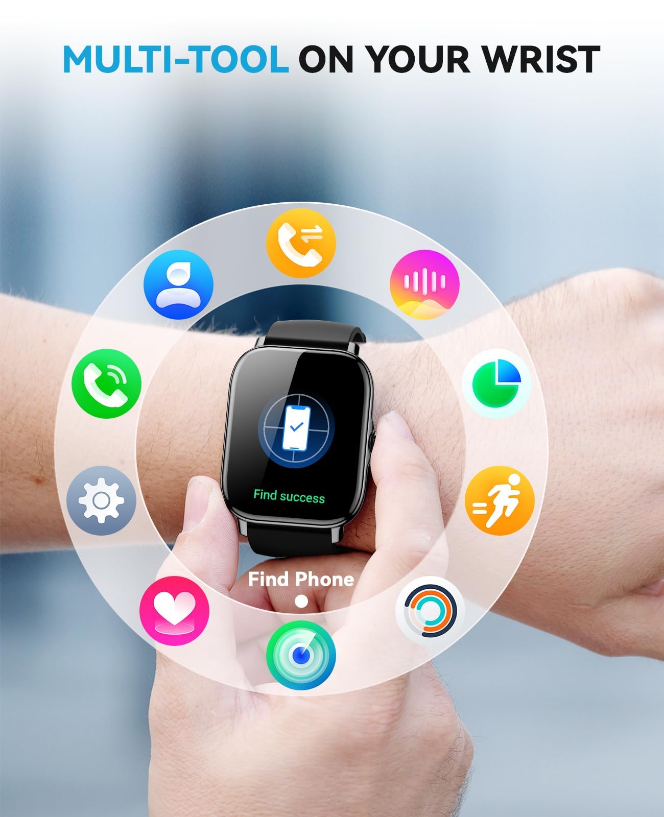 FitTrack SmartWatch: Call, Fitness, Waterproof & More - Small Enterprise