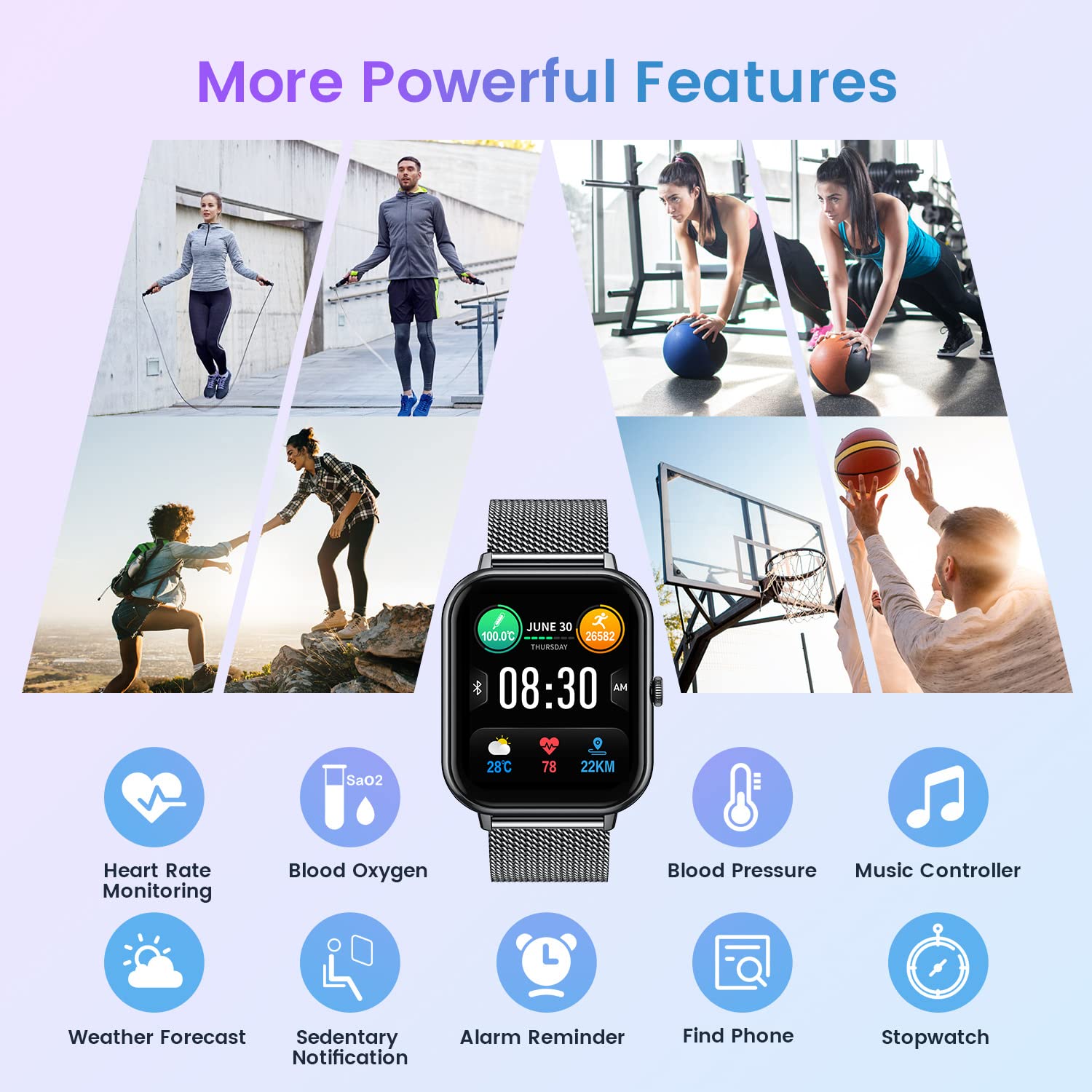 FitGoddess Smartwatch: Health & Fitness Tracker - Small Enterprise