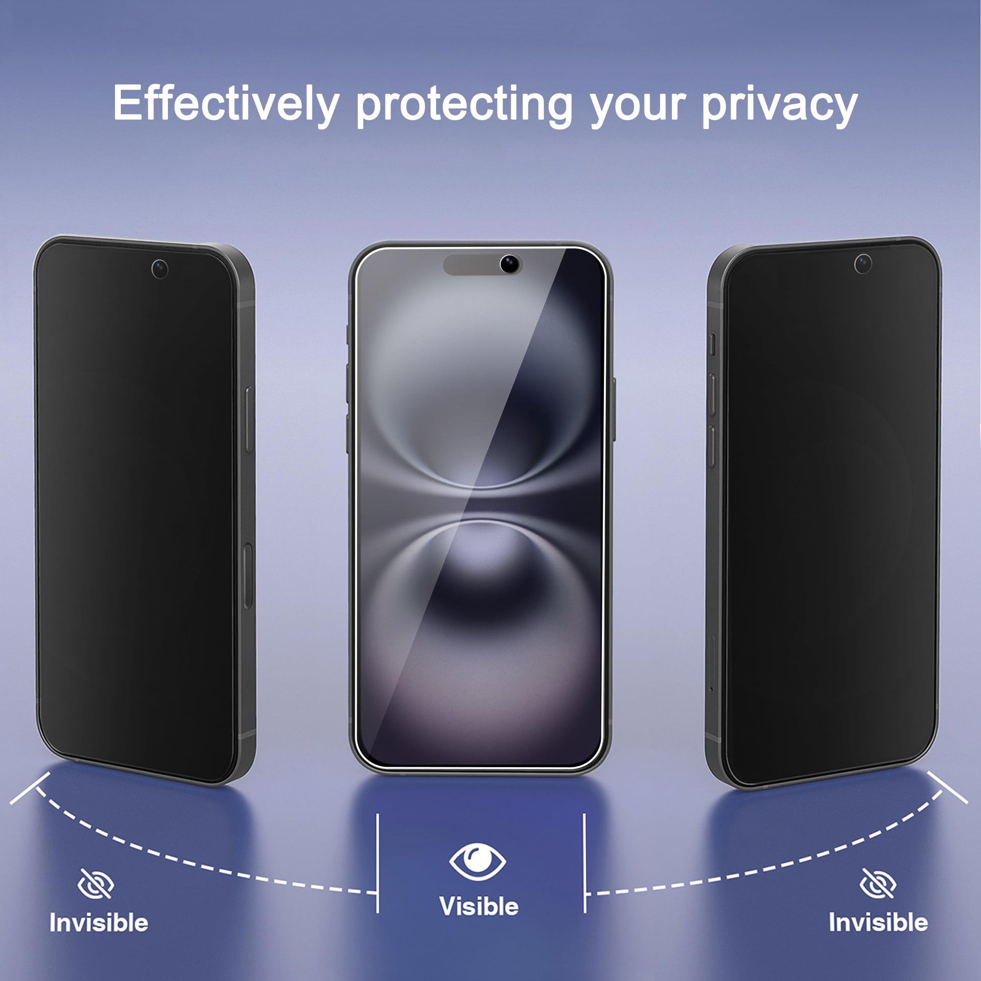 Ailun iPhone 16 Privacy & Lens Protector 3-Pack - Small Enterprise
