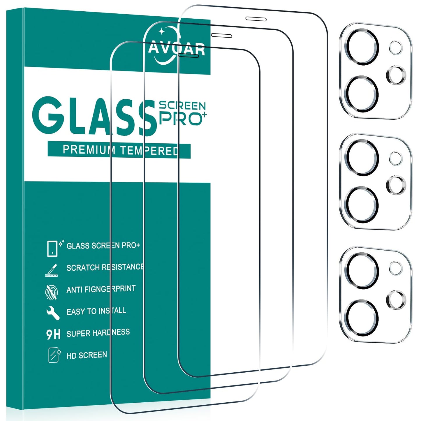 iGuard 2-Pack Privacy Screen Protector for iPhone 14/13 - Small Enterprise
