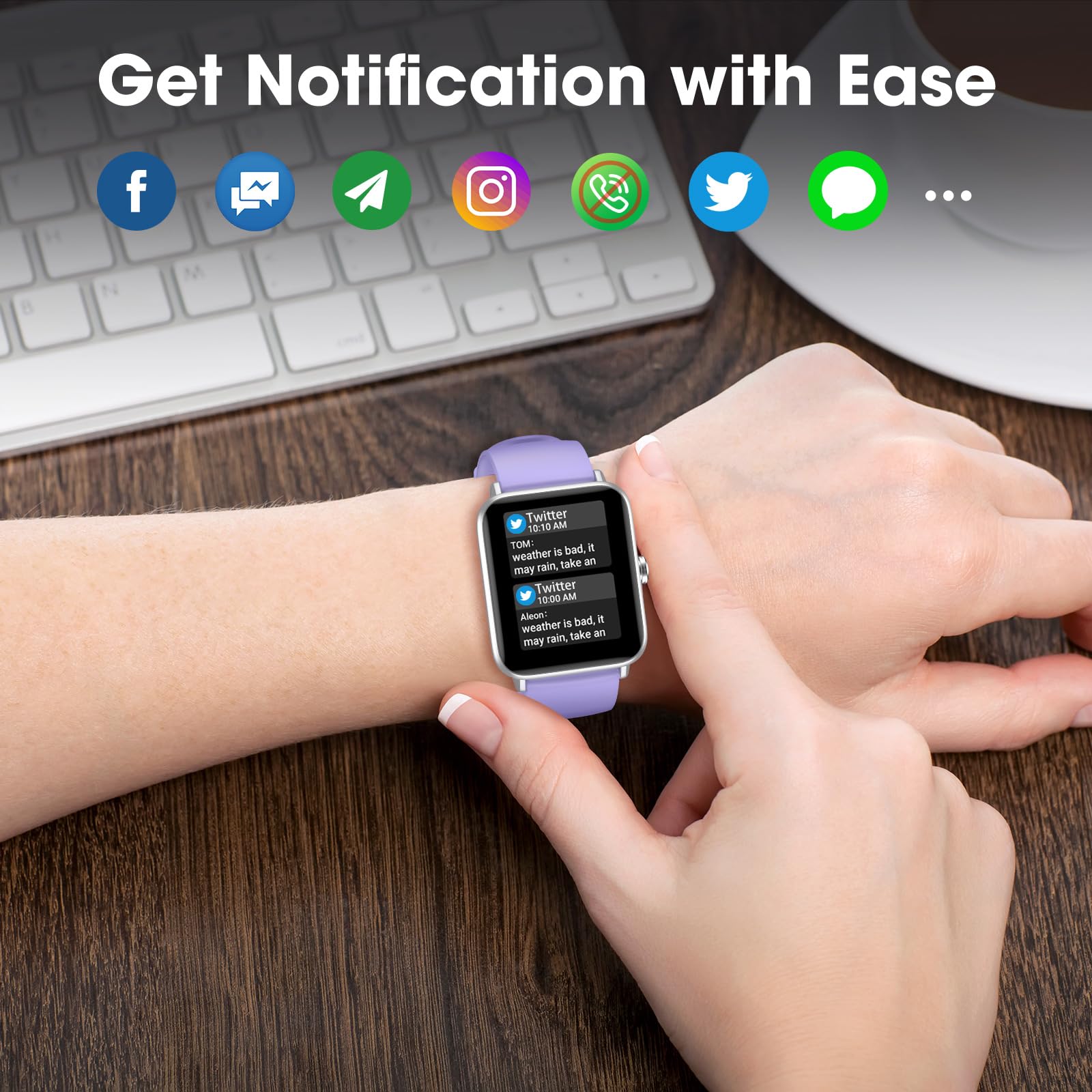 FitWatch Pro: Heart & Sleep Tracker Smartwatch 1.5 - Small Enterprise