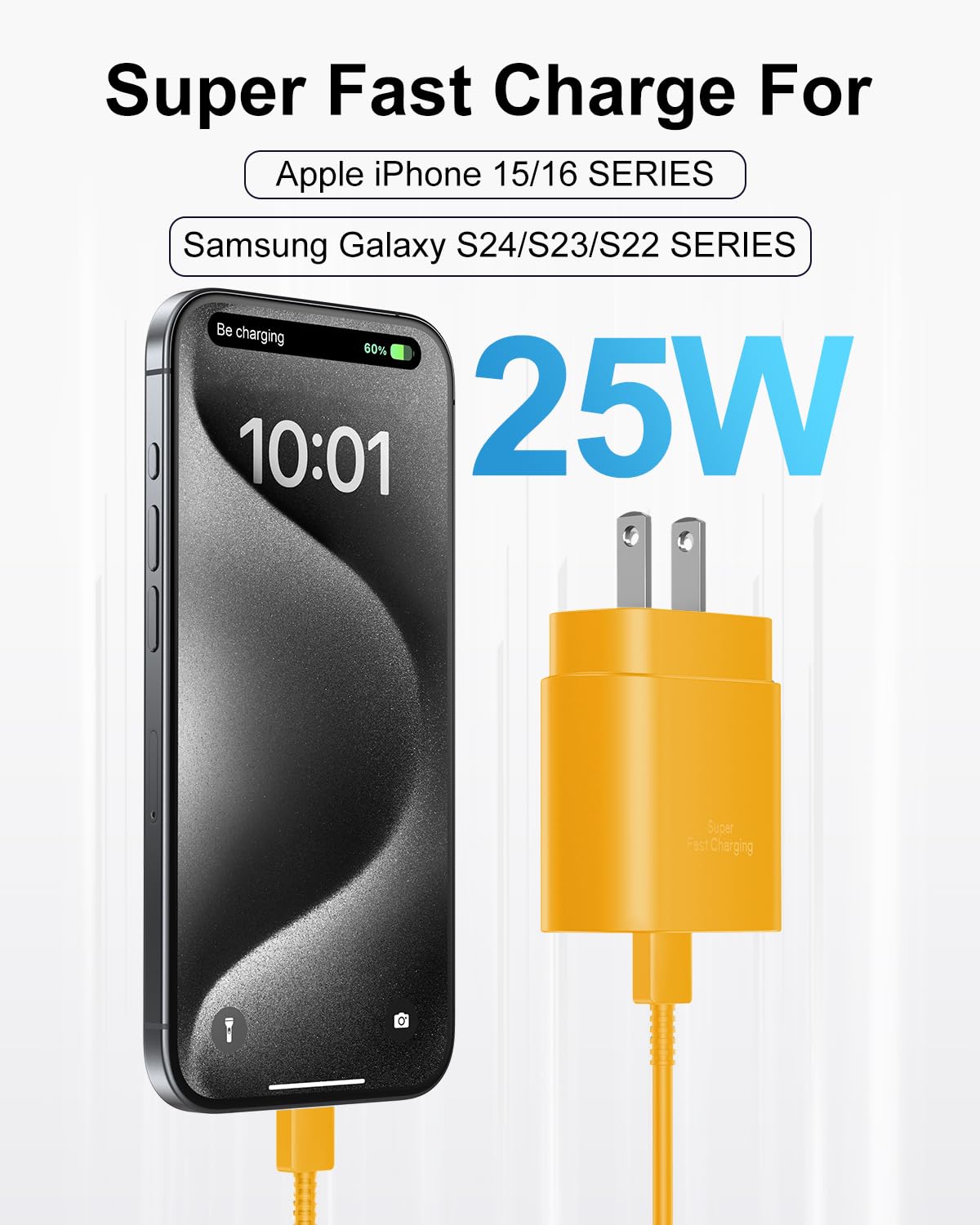 SwiftCharge Duo: 25W Type C Fast Charger Set - Small Enterprise