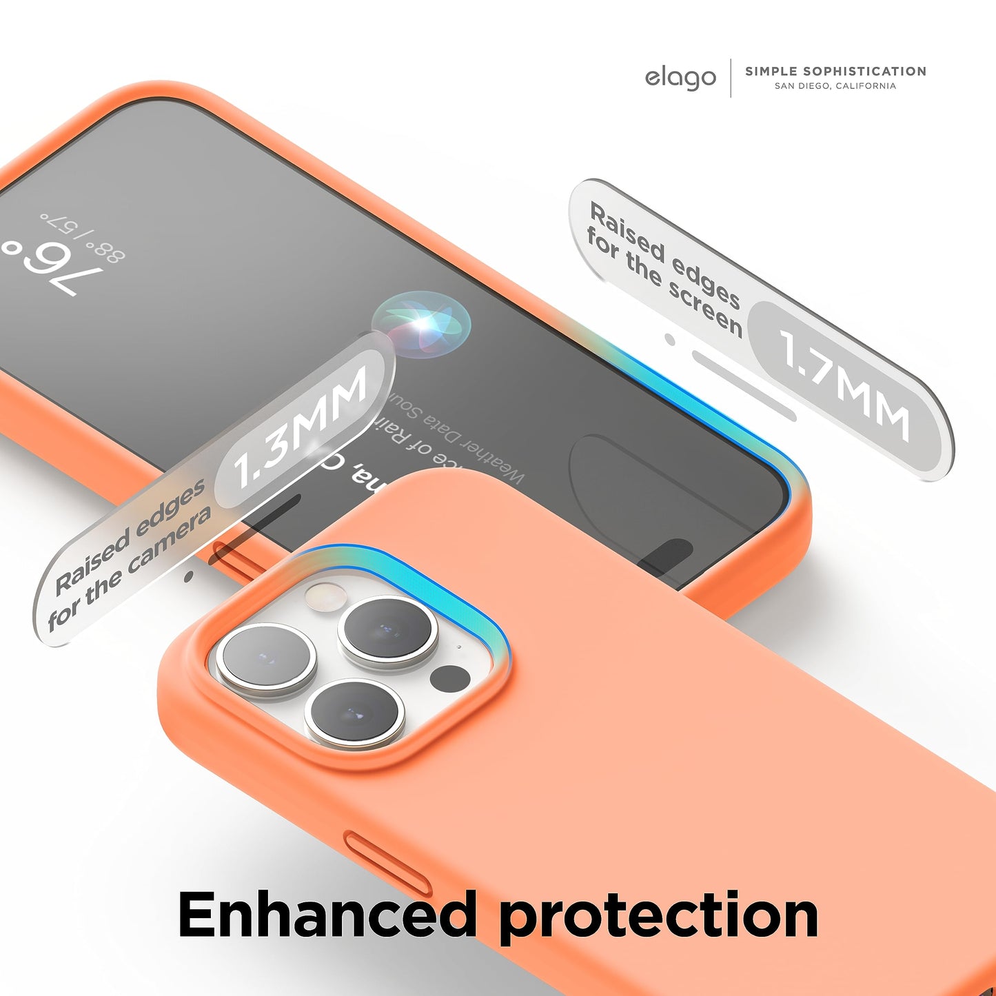 elago iPhone 15 Pro Max LiquidShield - White 6.7\